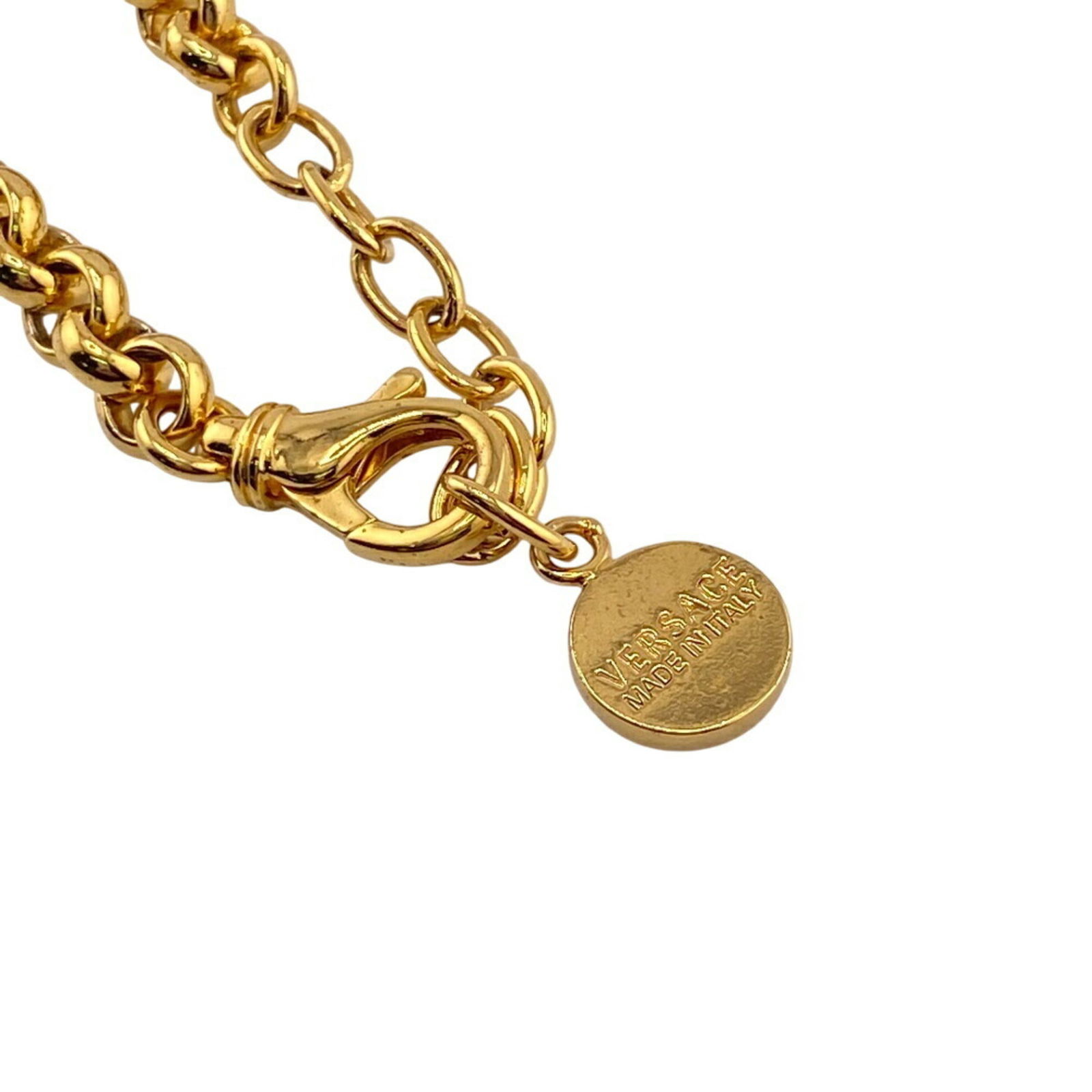 Brass Versace Charm Bracelet - 9