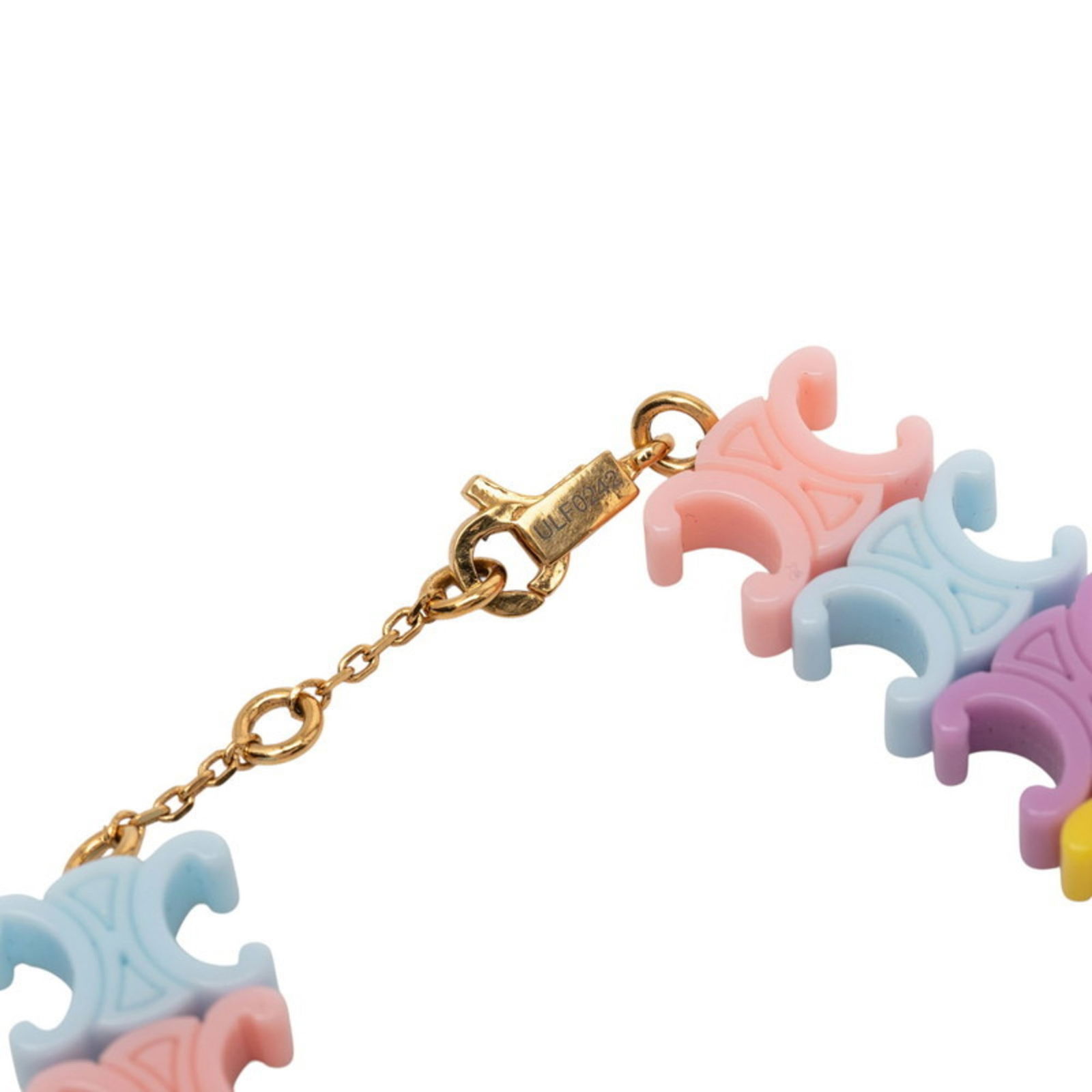 Plastic Celine Charm Bracelet - 4