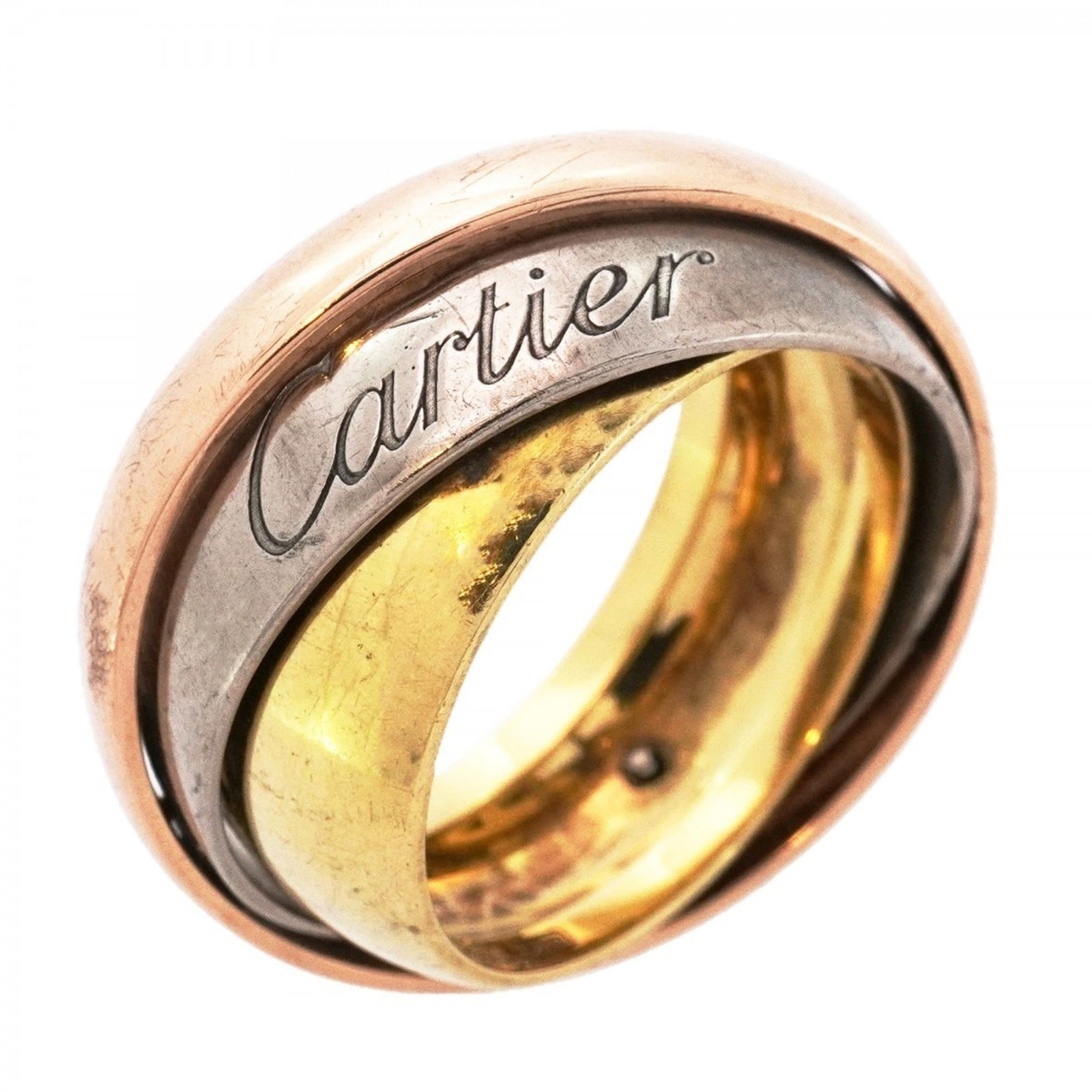 Yellow Gold (18K) - Cartier Band Ring Pink Gold (18K) - White Gold (18K): Yellow Gold (18K) - Cartier Band Ring Pink Gold (18K) - White Gold (18K) This listing features Yellow Gold (18K) - Cartier Band Ring Pink Gold (18K) - White Gold (18K). Item specifics are provided