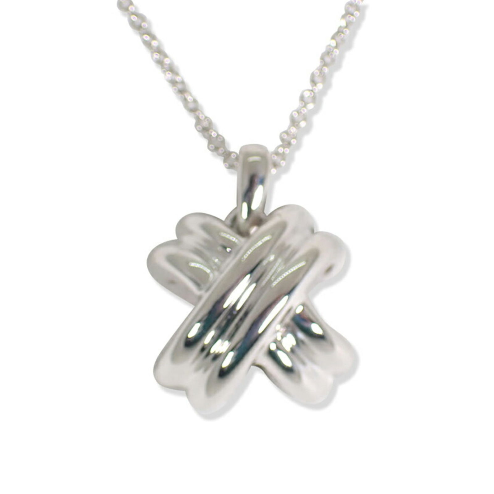 Necklace TIFFANY 925 750 Signature Cross Pendant: Necklace TIFFANY 925 750 Signature Cross Pendant This listing features Necklace TIFFANY 925 750 Signature Cross Pendant. Item specifics are provided below. Item Specifics: Brand: Tiffany Necklace