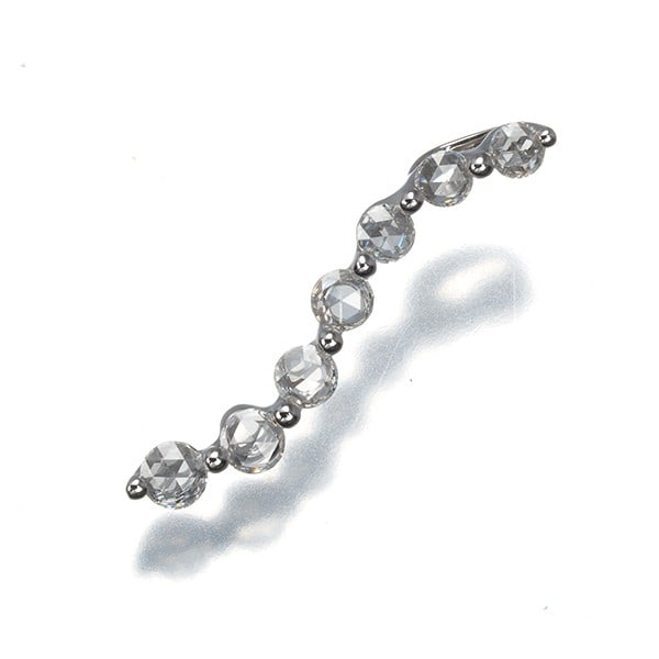 Gold Rose-Cut Diamond 0.23Ct 7P Pendant 18K 750 White: Gold Rose-Cut Diamond 0.23Ct 7P Pendant 18K 750 White This listing features Gold Rose-Cut Diamond 0.23Ct 7P Pendant 18K 750 White. Item specifics are provided below. Item Specifics: Metal: White