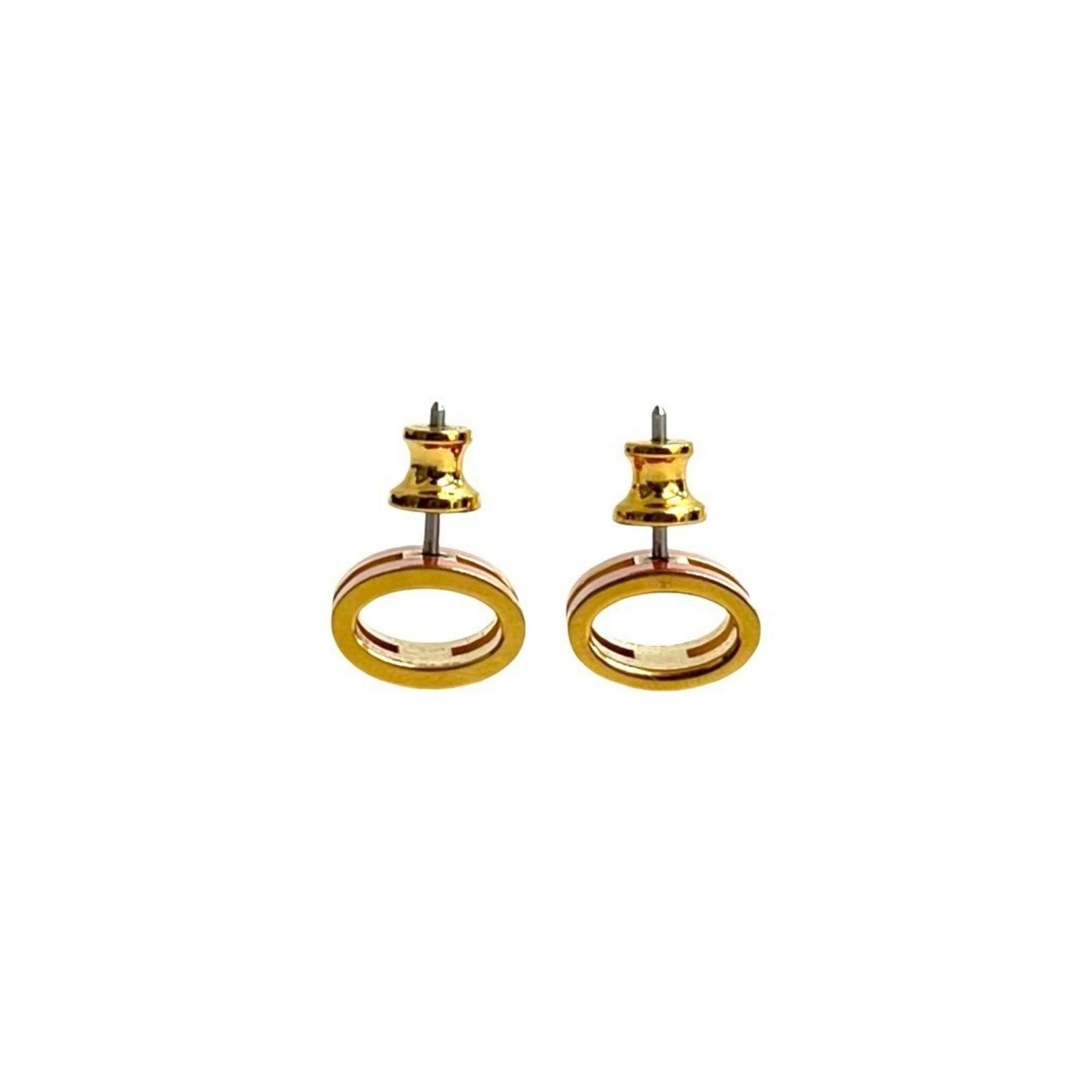 Plating Hermes Stud Earrings Gold - 3