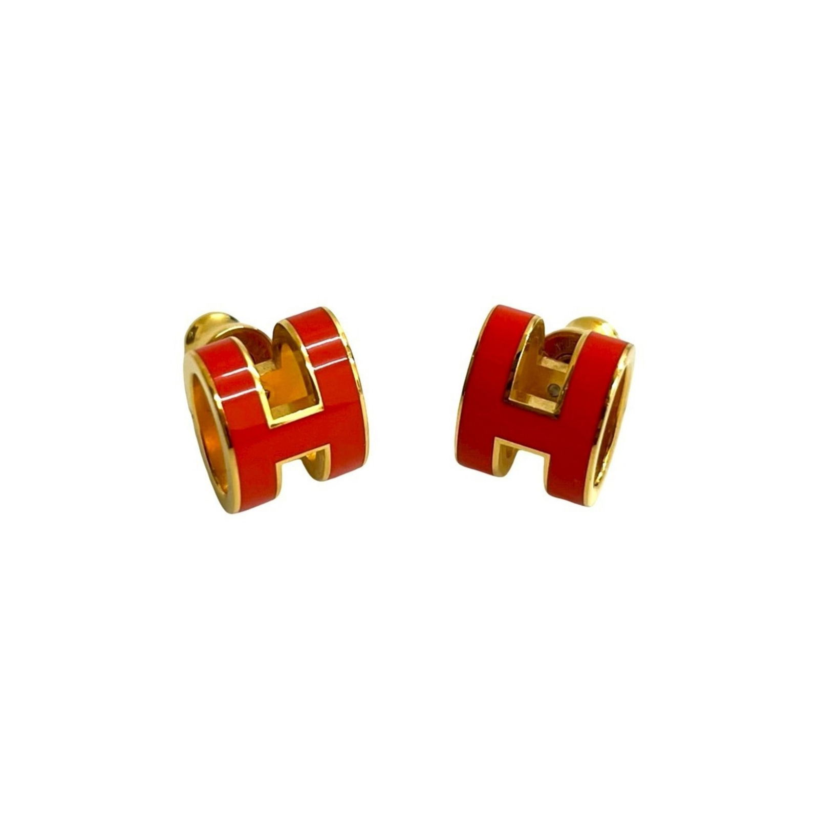 Plating Hermes Stud Earrings Gold - 5