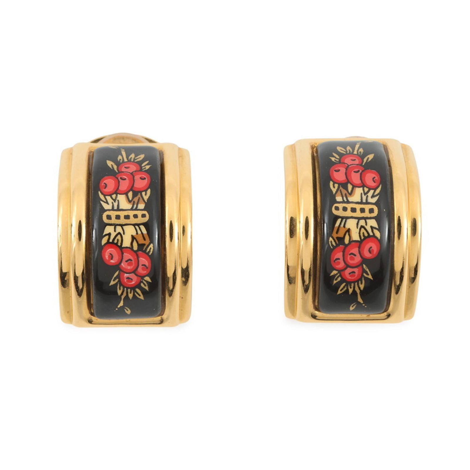 Enamel Hermes Clip Earrings Cloisonn/: Enamel Hermes Clip Earrings Cloisonn/ This listing features Enamel Hermes Clip Earrings Cloisonn/. Item specifics are provided below. Item Specifics: Brand: Hermes Type: Clip Earrings Gender: Women Bu