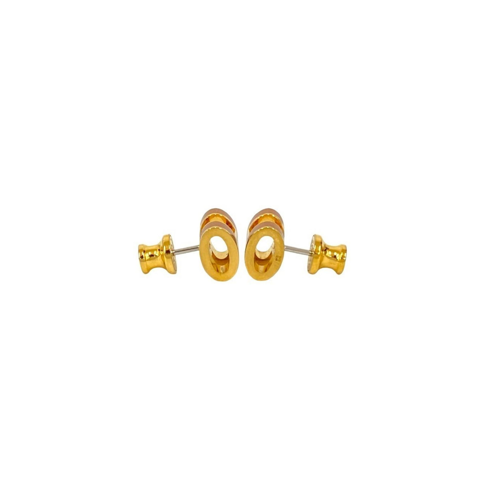 Plating Hermes Stud Earrings Gold - 3