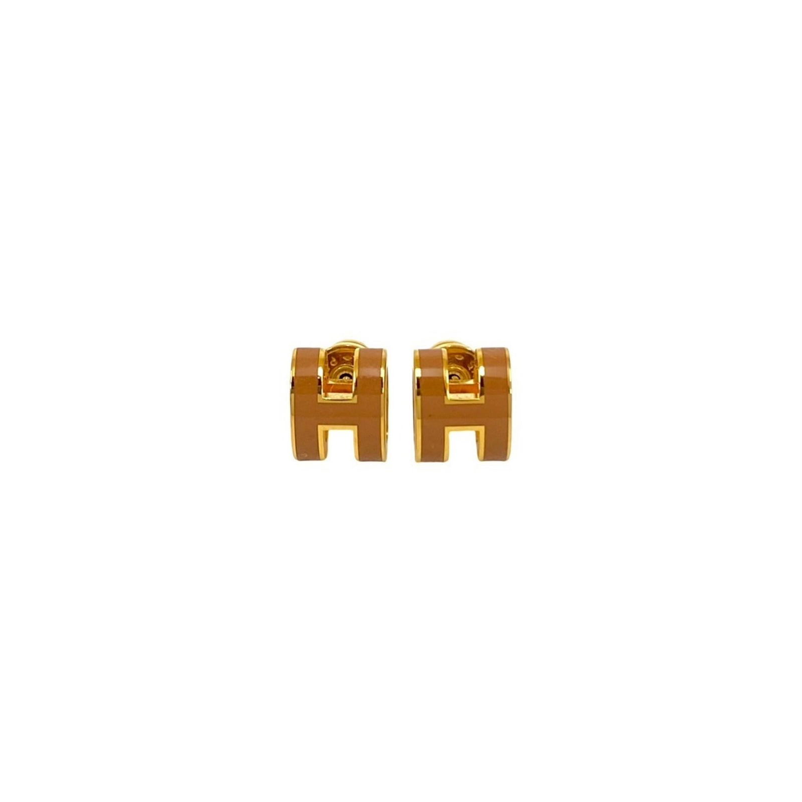 Plating Hermes Stud Earrings Gold - 5