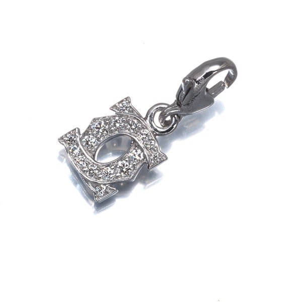 Gold Cartier Pendant Diamond Entrelaces Charm 18K 750 White: Gold Cartier Pendant Diamond Entrelaces Charm 18K 750 White This listing features Gold Cartier Pendant Diamond Entrelaces Charm 18K 750 White. Item specifics are provided below. Item Specifics: