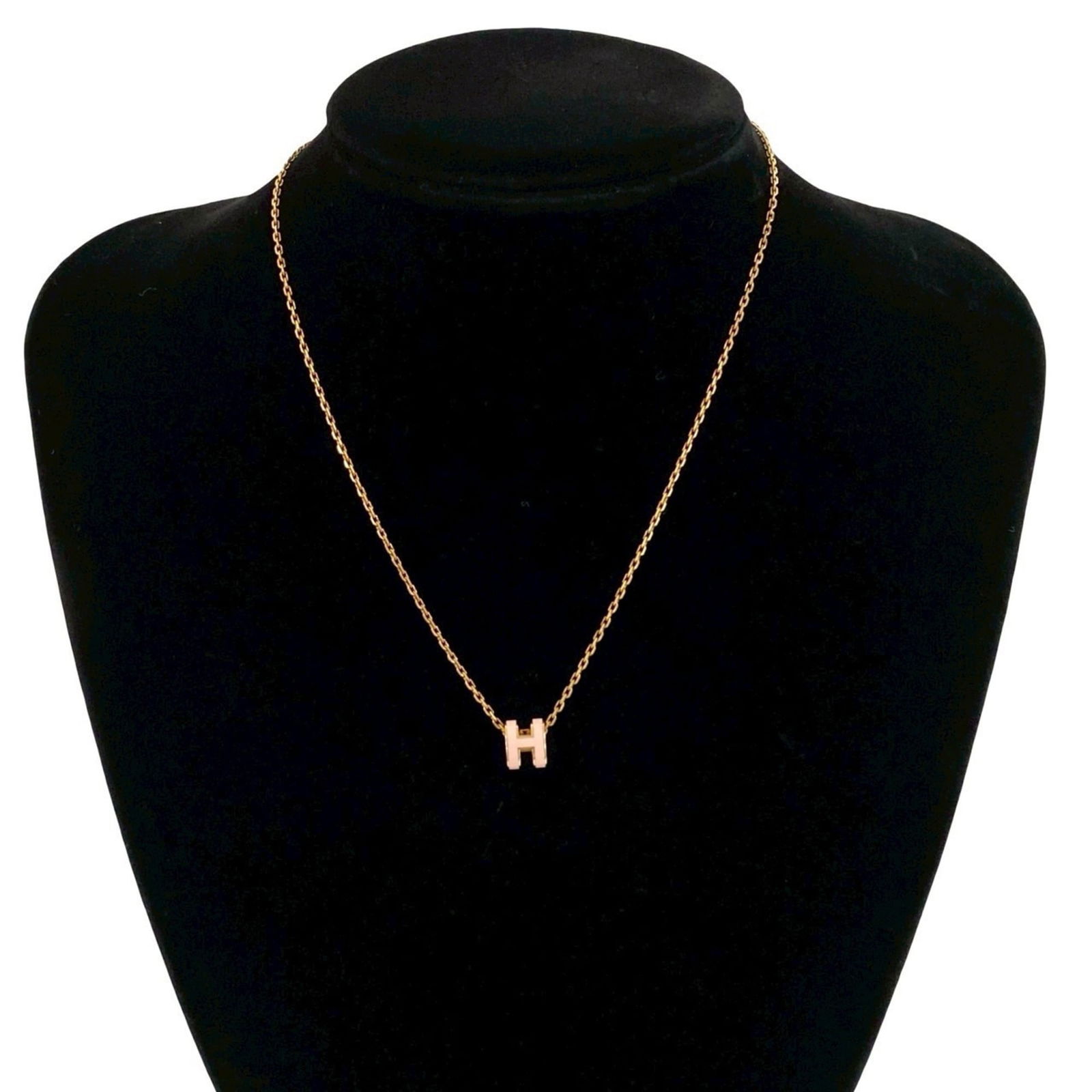 611-9 HERMES Mini Pop H Motif GP Necklace Pendant Gold Rose Dragee: 611-9 HERMES Mini Pop H Motif GP Necklace Pendant Gold Rose Dragee This listing features 611-9 HERMES Mini Pop H Motif GP Necklace Pendant Gold Rose Dragee. Item specifics are provided below. Item