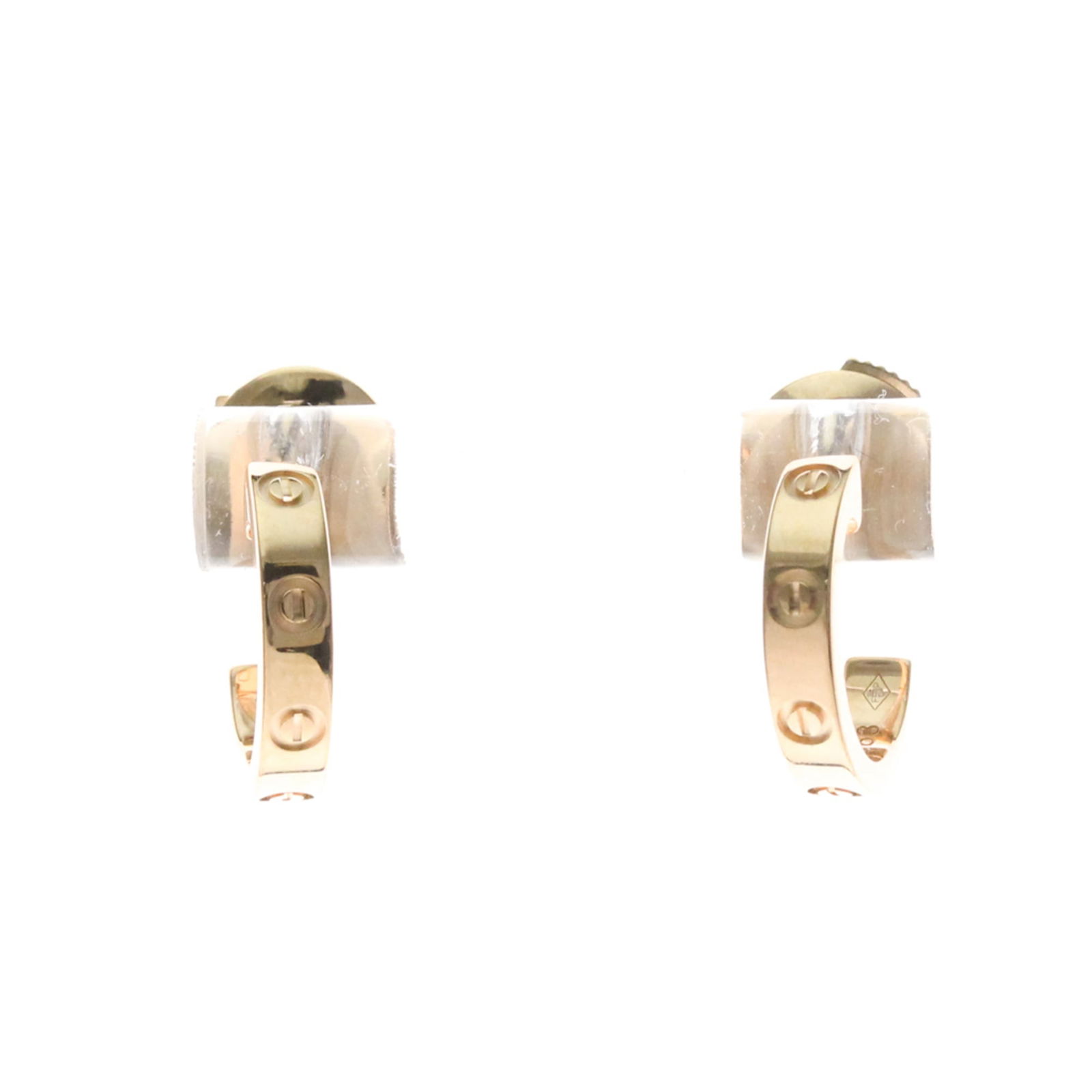 (18K) Cartier Half Hoop Earrings White Gold: (18K) Cartier Half Hoop Earrings White Gold This listing features (18K) Cartier Half Hoop Earrings White Gold. Item specifics are provided below. Item Specifics: Brand: Cartier Type: Half Hoop