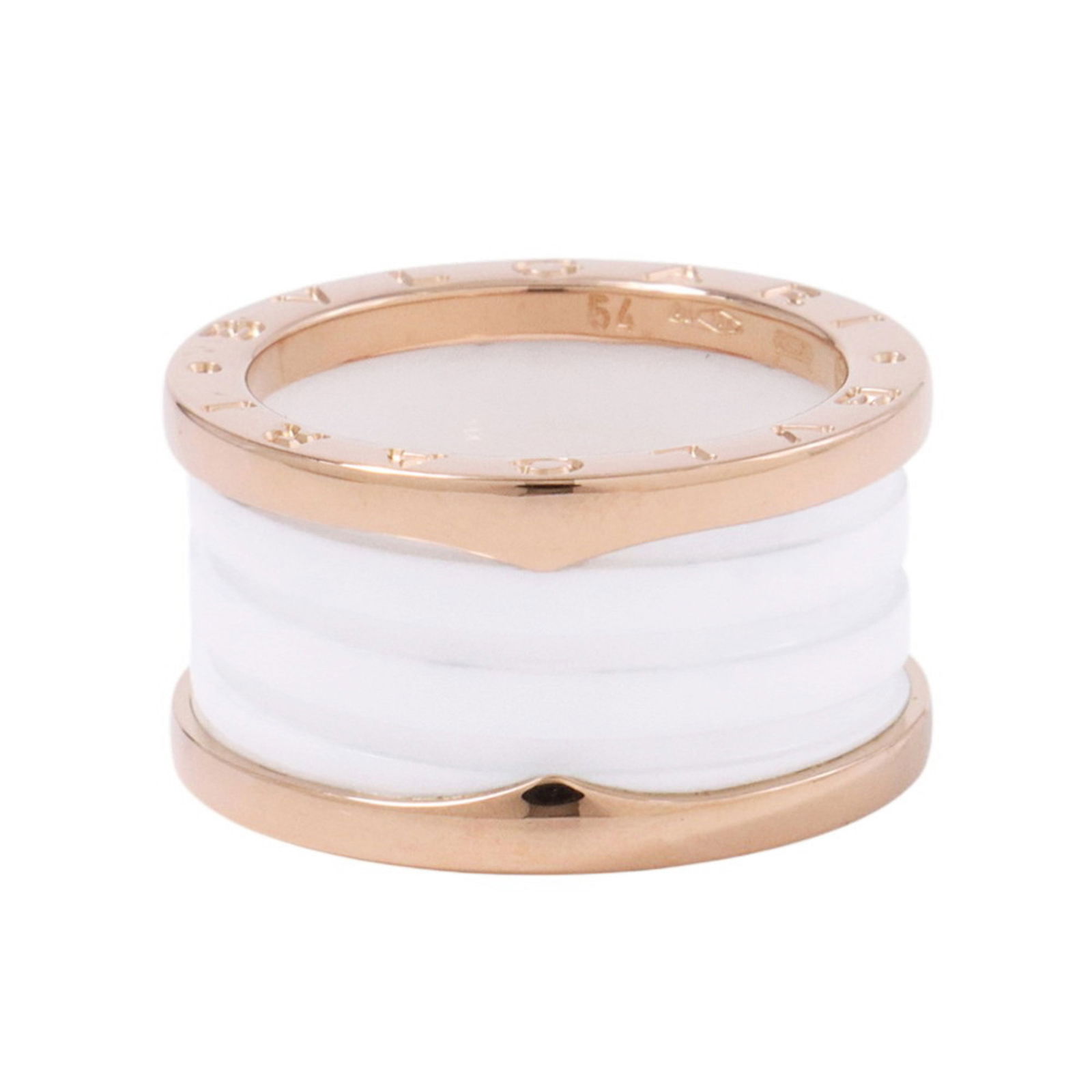 Pink Gold (18K) - Bvlgari Band Ring Ceramic: Pink Gold (18K) - Bvlgari Band Ring Ceramic This listing features Pink Gold (18K) - Bvlgari Band Ring Ceramic. Item specifics are provided below. Item Specifics: Brand: Bvlgari Type: Band Ring