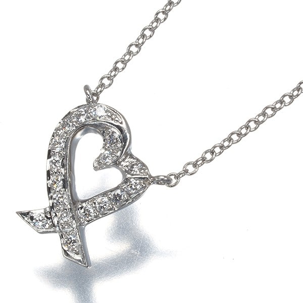 Platinum Tiffany&Co. Necklace Diamond Loving Heart 950: Platinum Tiffany&Co. Necklace Diamond Loving Heart 950 This listing features Platinum Tiffany&Co. Necklace Diamond Loving Heart 950. Item specifics are provided below. Item Specifics: Brand: Tiffany