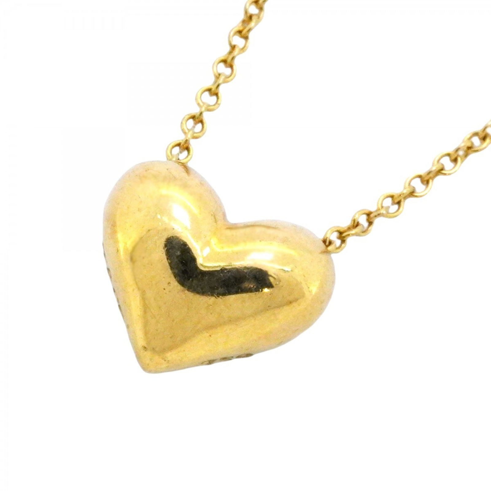 Women Tiffany Pinched Heart Necklace in 18KYG Yellow Gold for: Women Tiffany Pinched Heart Necklace in 18KYG Yellow Gold for This listing features Women Tiffany Pinched Heart Necklace in 18KYG Yellow Gold for. Item specifics are provided below. Item Specifics: Br