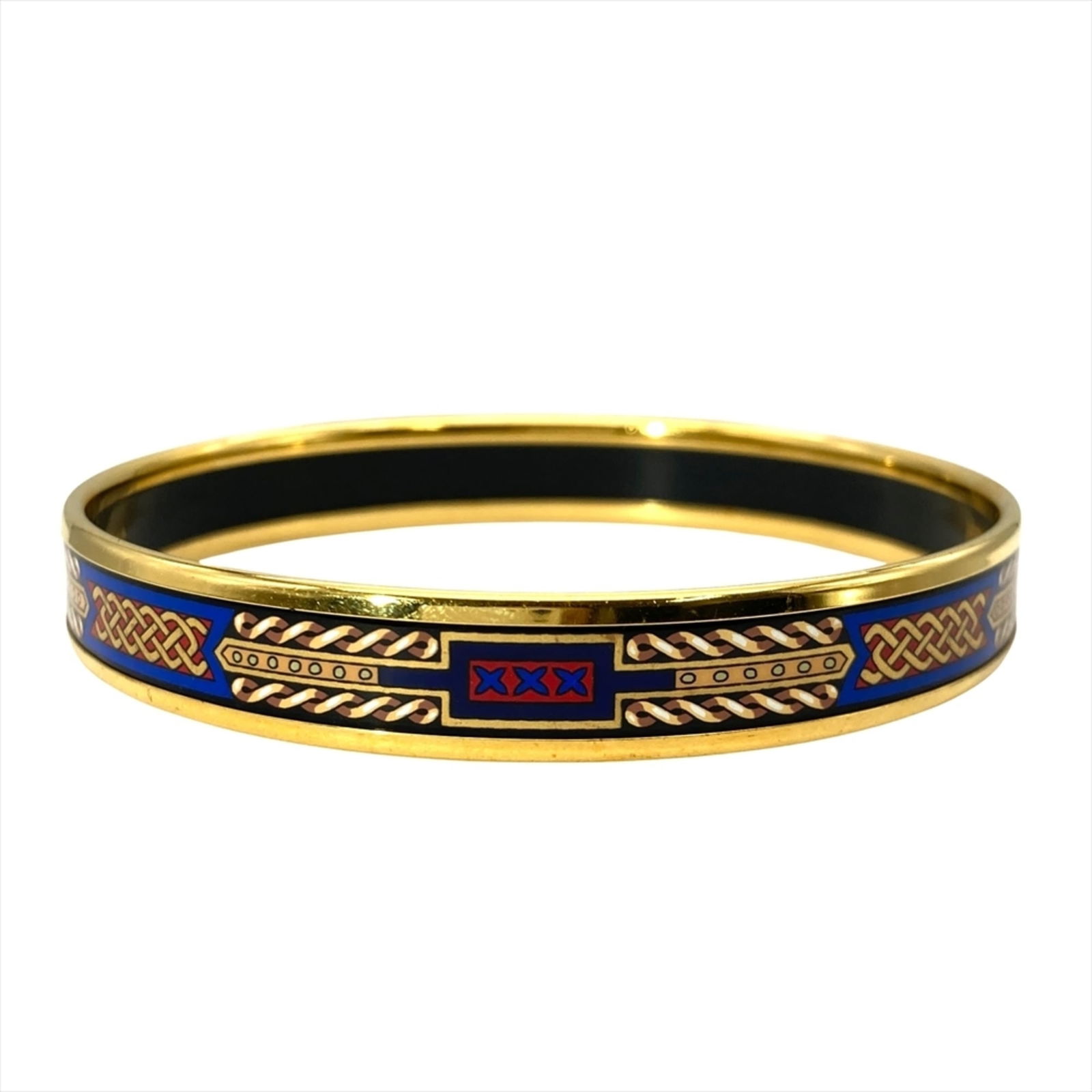 Enamel Hermes Bangle - 4