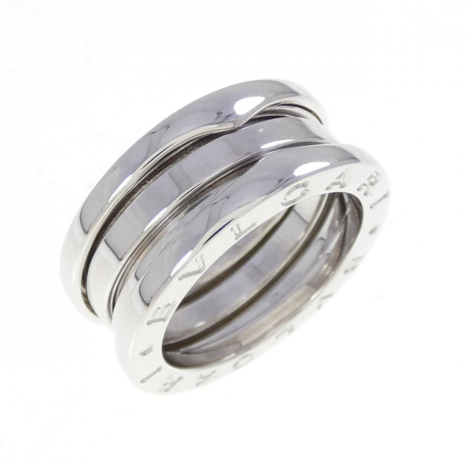 (18K) Bvlgari Band Ring White Gold: (18K) Bvlgari Band Ring White Gold This listing features (18K) Bvlgari Band Ring White Gold. Item specifics are provided below. Item Specifics: Brand: Bvlgari Type: Band Ring Gender: Women Color: Whit