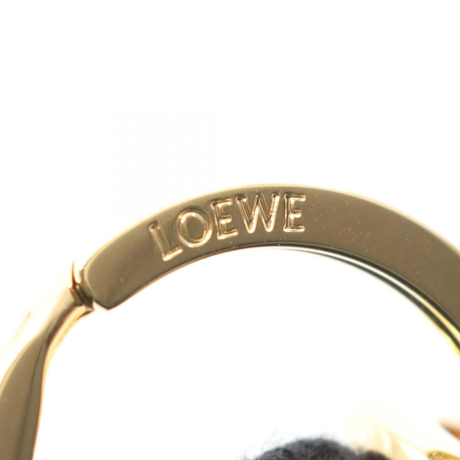 Plating Loewe Keyring Charm Gold - 3