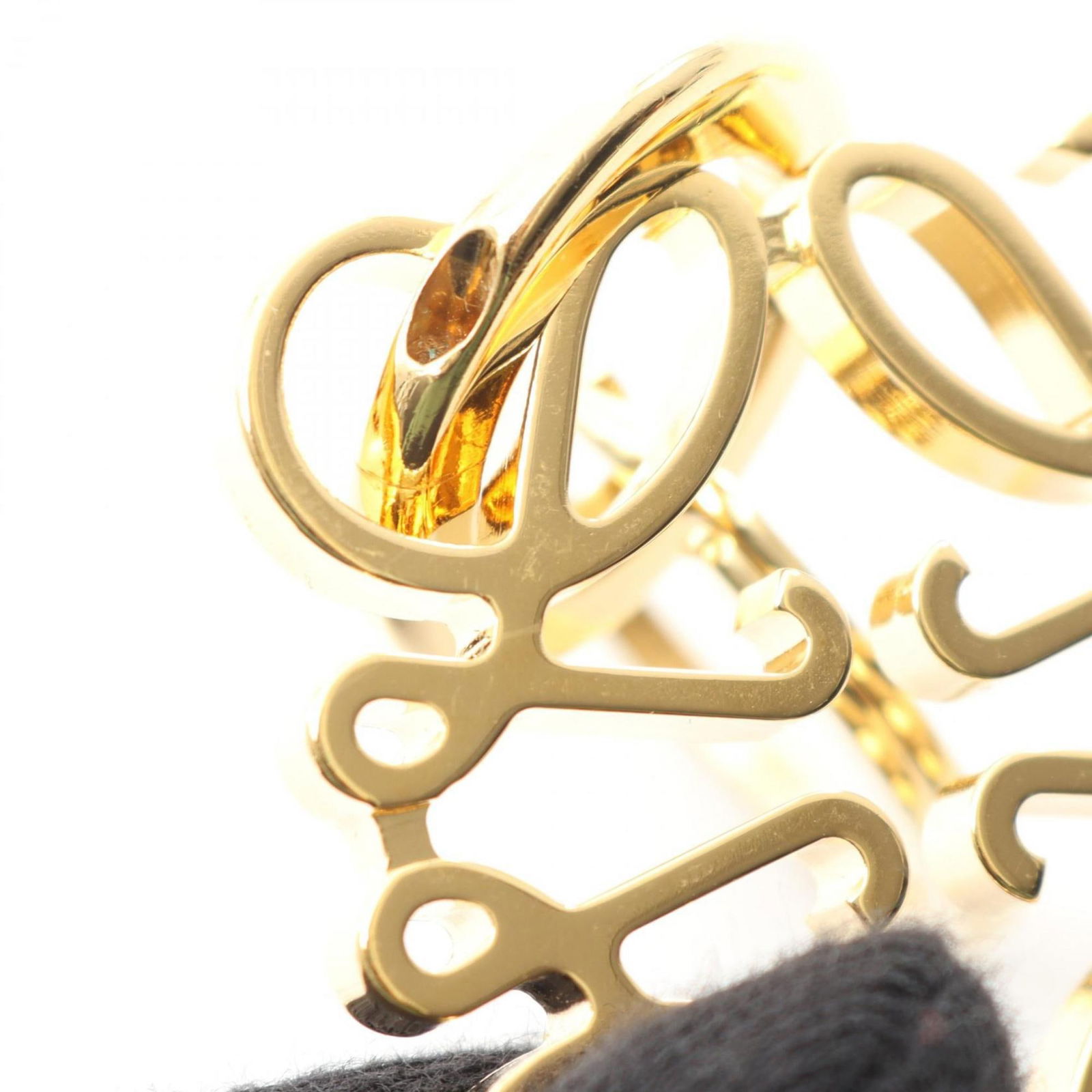 Plating Loewe Keyring Charm Gold - 4