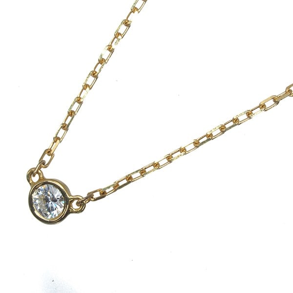 Gold Ahkah Necklace Diamond 0.06Ct 18K 750 Yellow (1 of 4)