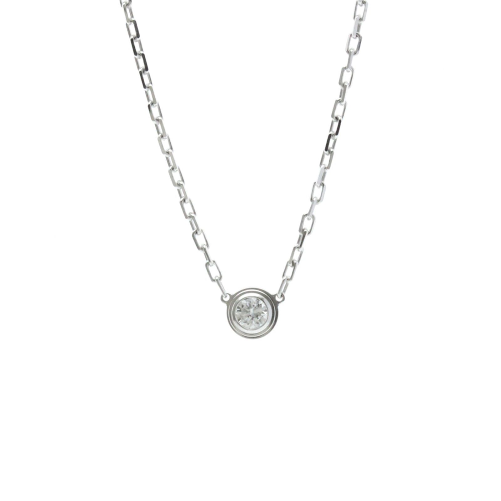 Women Fashion Pendant Necklace (Silver) - Cartier D'Amour Necklace SM White Gold (18K) Diamond Men: Women Fashion Pendant Necklace (Silver) - Cartier D'Amour Necklace SM White Gold (18K) Diamond Men This listing features Women Fashion Pendant Necklace (Silver) - Cartier D'Amour Necklace SM White Gol