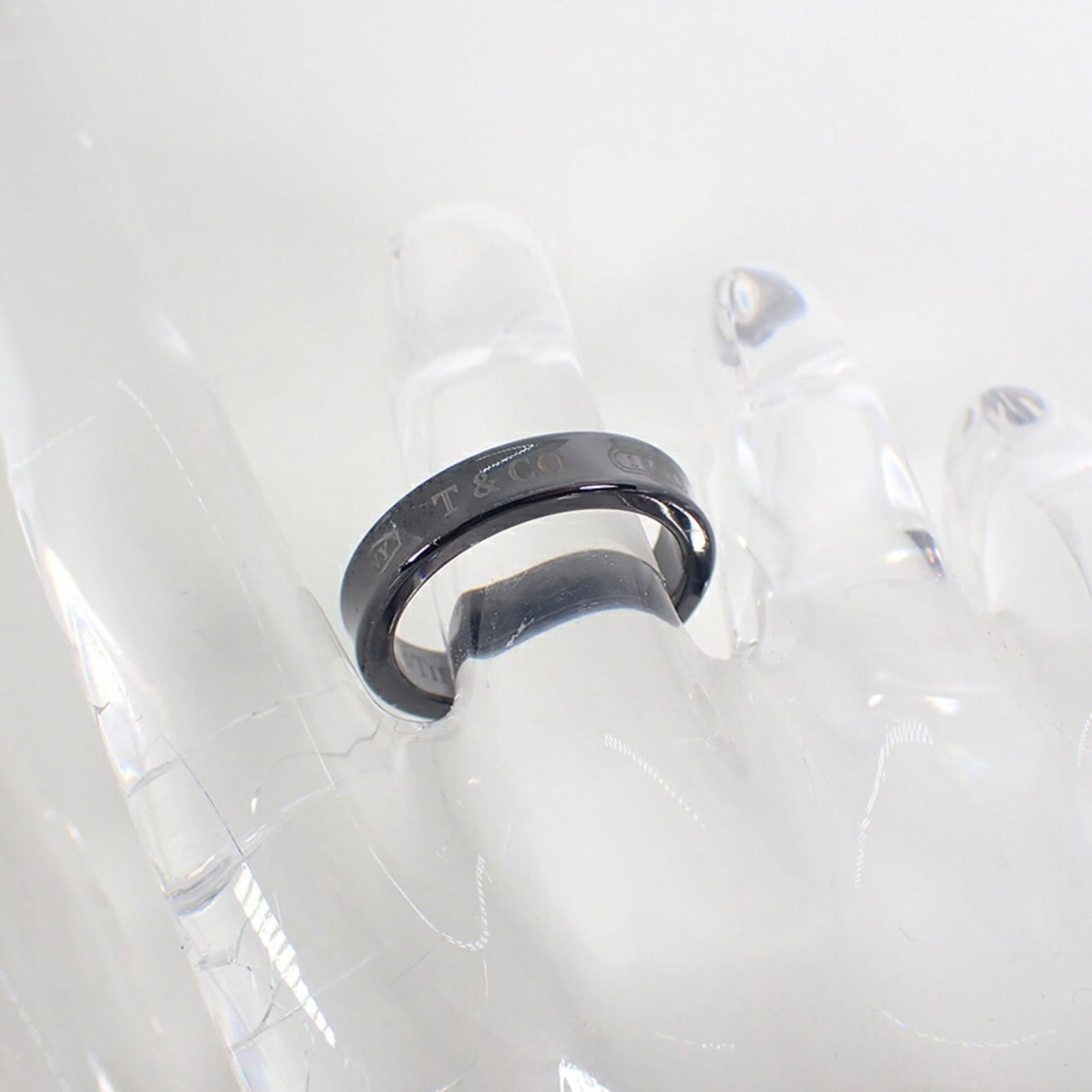 Titanium Tiffany Band Ring - 5