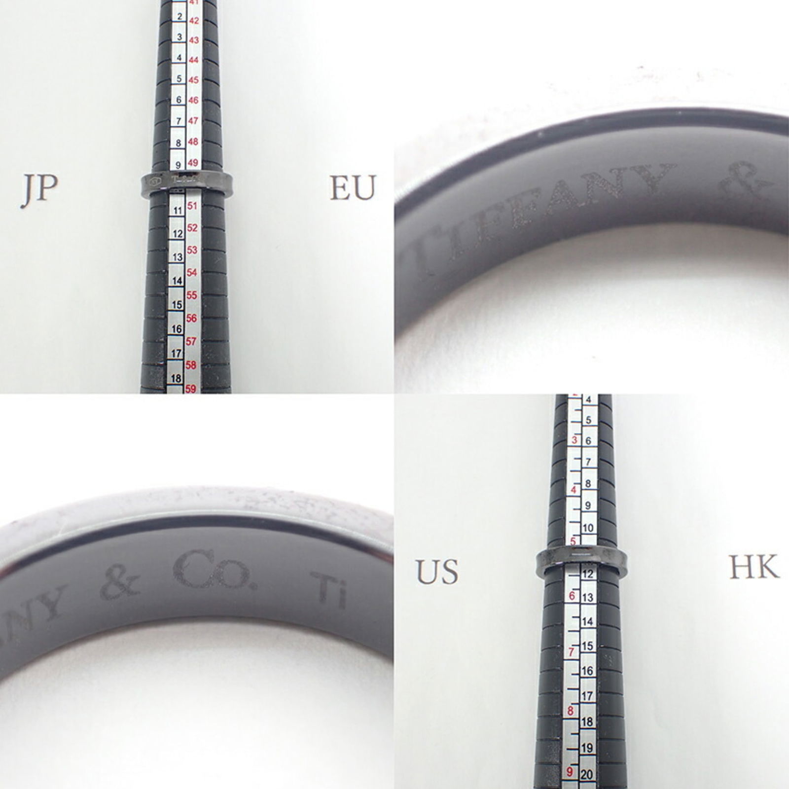 Titanium Tiffany Band Ring - 9