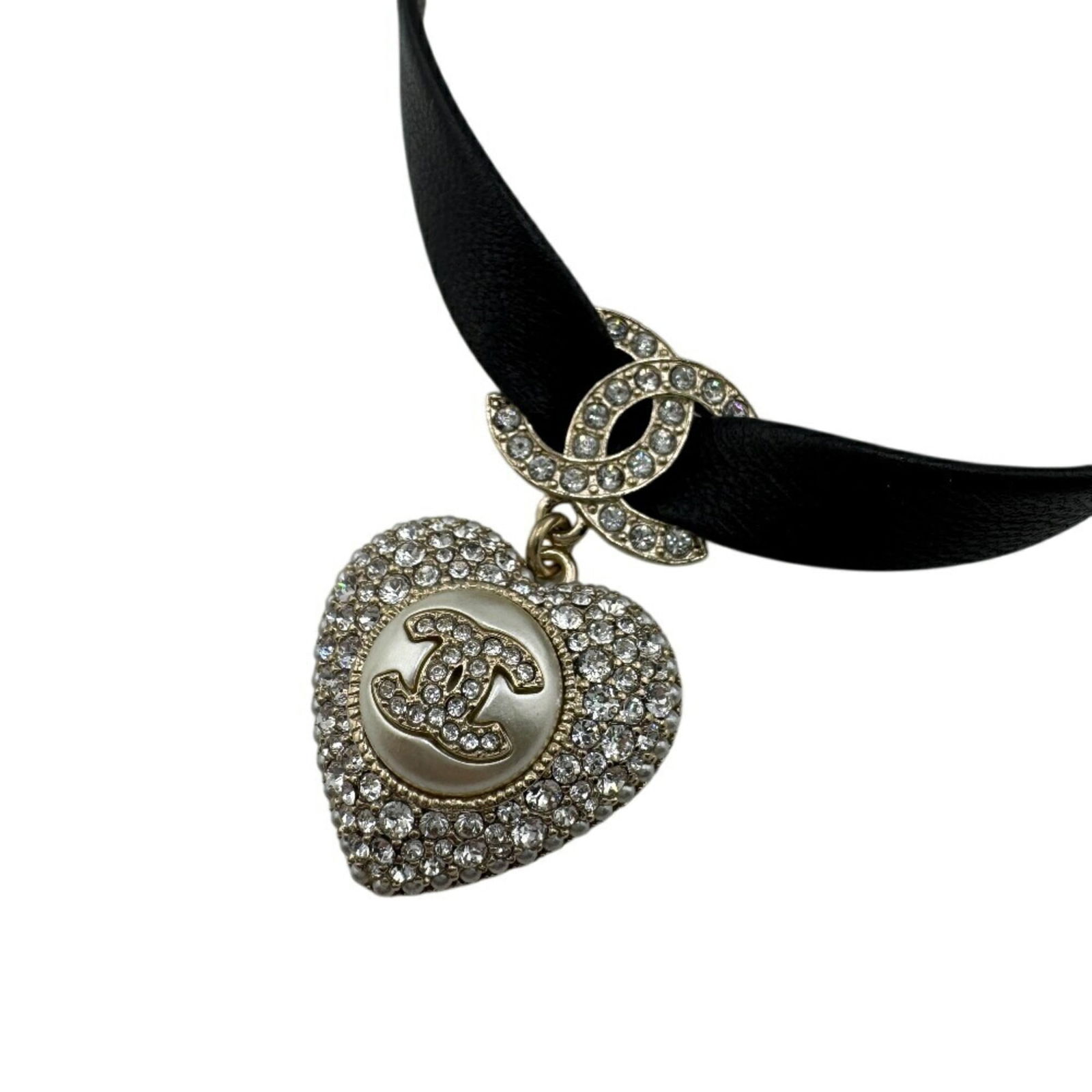 Women's CHANEL B22B Heart Choker Coco Mark Necklace Chain Black: Women's CHANEL B22B Heart Choker Coco Mark Necklace Chain Black This listing features Women's CHANEL B22B Heart Choker Coco Mark Necklace Chain Black. Item specifics are provided below. Item Specifics