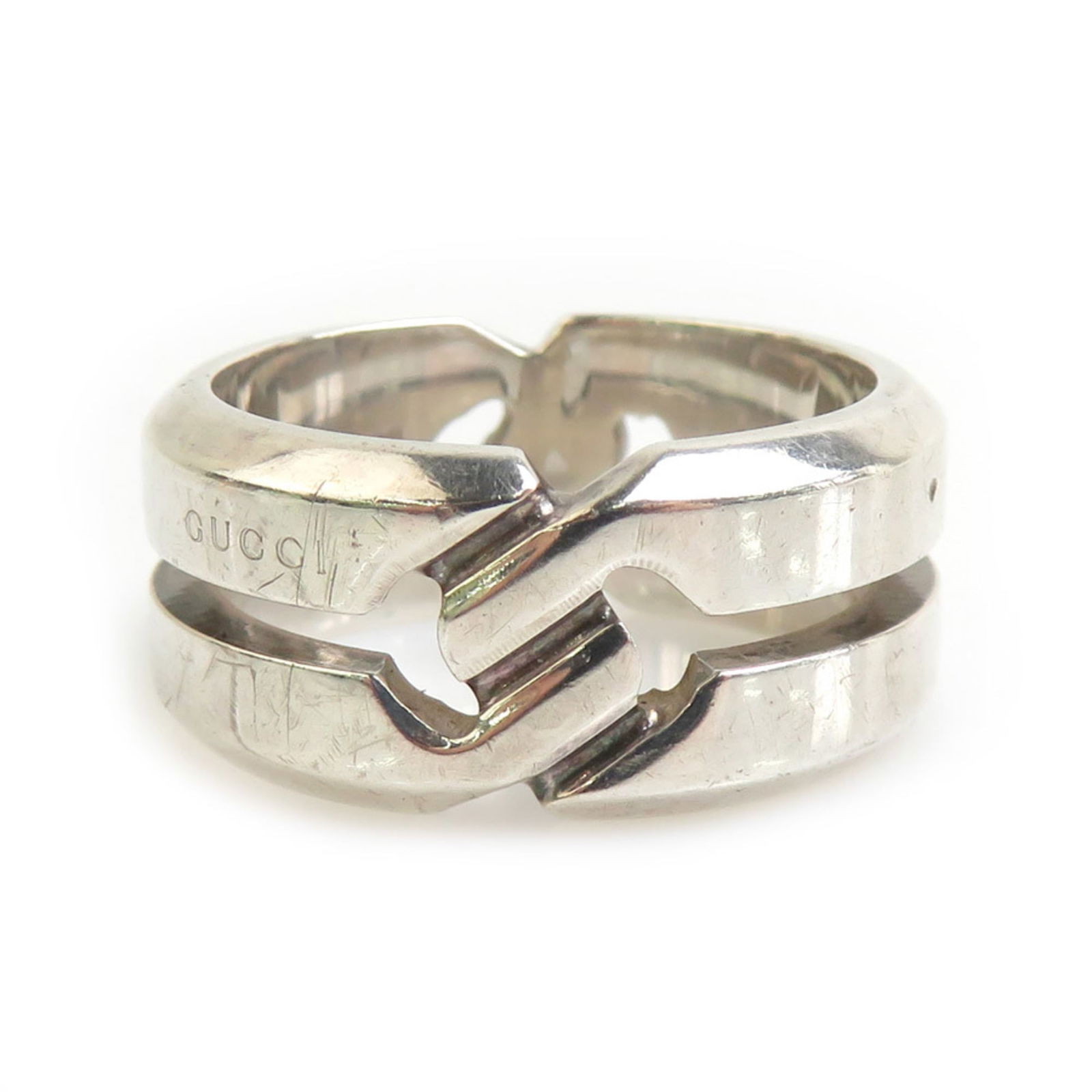 925 Gucci Band Ring Silver (1 of 5)