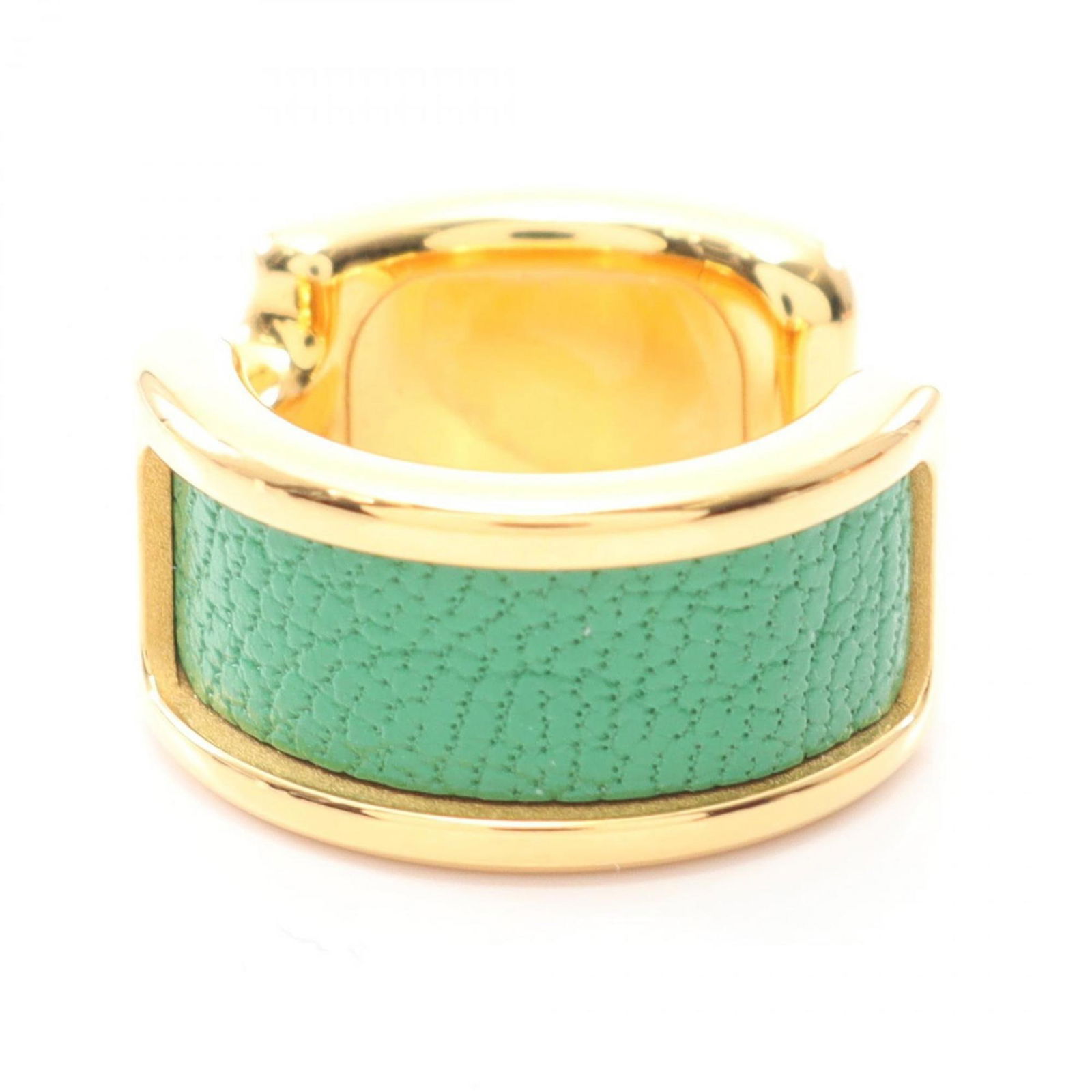 Leather - Hermes Earcuff Gold Plating - 2