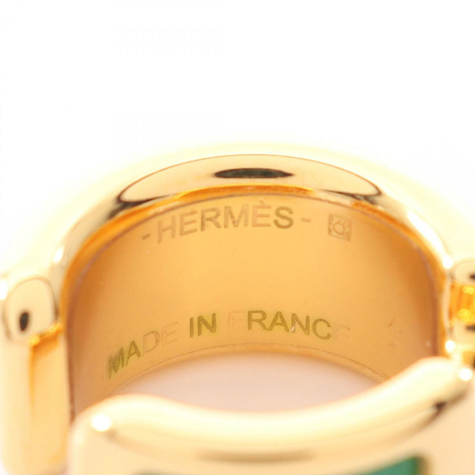 Leather - Hermes Earcuff Gold Plating - 3