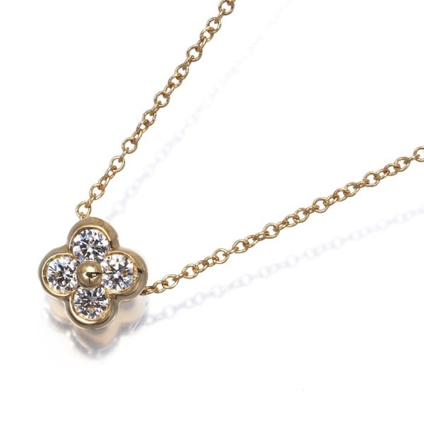 Gold Tiffany&Co. Necklace Diamond Bezel Flower 18K 750 Yellow: Gold Tiffany&Co. Necklace Diamond Bezel Flower 18K 750 Yellow This listing features Gold Tiffany&Co. Necklace Diamond Bezel Flower 18K 750 Yellow. Item specifics are provided below. Item Specifics: