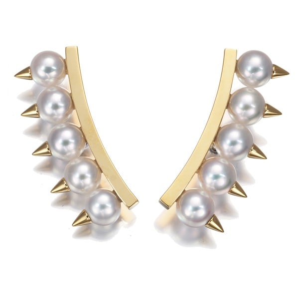 Gold Tasaki Earrings Akoya Pearl 4.8-5.0Mm Danger Plus 18K 750 Yellow: Gold Tasaki Earrings Akoya Pearl 4.8-5.0Mm Danger Plus 18K 750 Yellow This listing features Gold Tasaki Earrings Akoya Pearl 4.8-5.0Mm Danger Plus 18K 750 Yellow. Item specifics are provided below. 