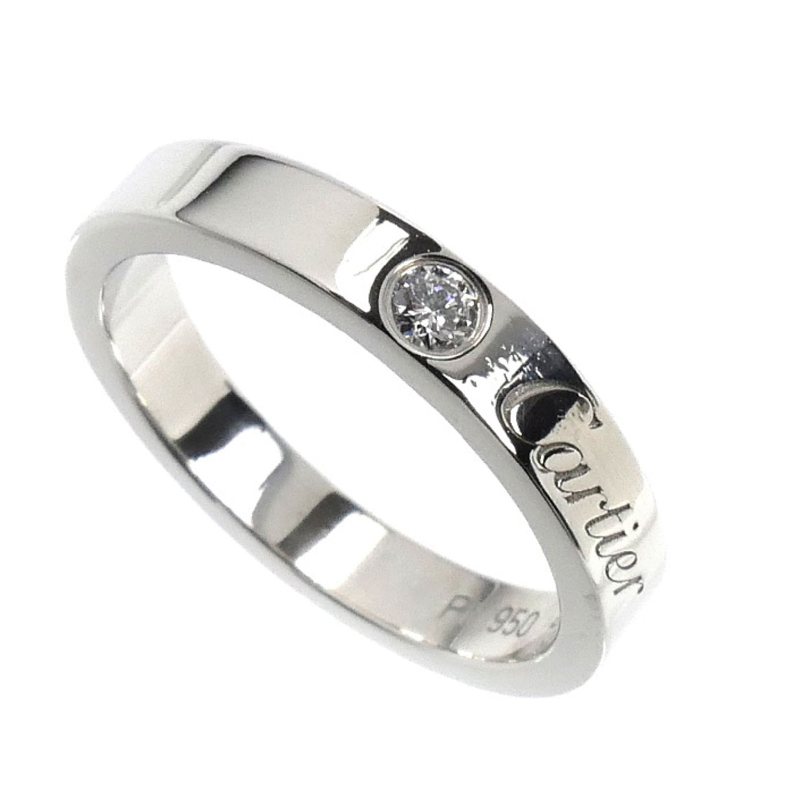 950 Cartier Band Ring Platinum: 950 Cartier Band Ring Platinum This listing features 950 Cartier Band Ring Platinum. Item specifics are provided below. Item Specifics: Brand: Cartier Type: Band Ring Gender: Women Material: