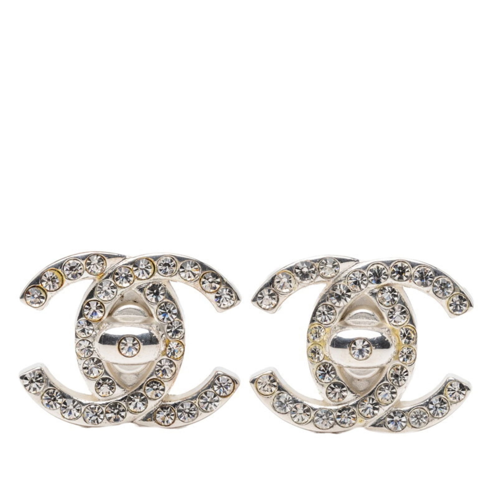 Earrings Chanel Clip: Earrings Chanel Clip This listing features Earrings Chanel Clip. Item specifics are provided below. Item Specifics: Brand: Chanel Type: Clip Earrings Gender: Women Color: Silver Stone: Rhinestone