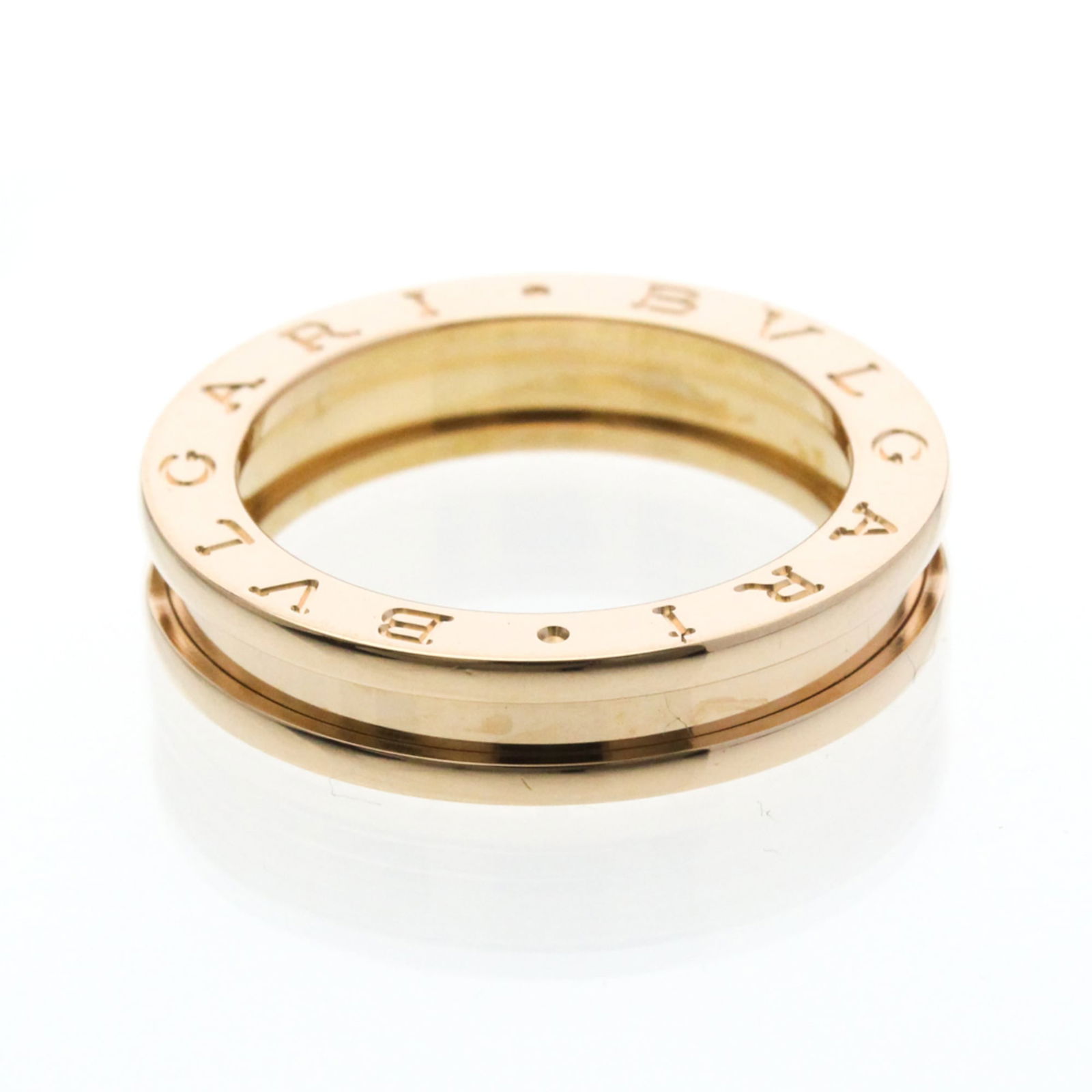 (18K) Bvlgari Band Ring Pink Gold (1 of 9)