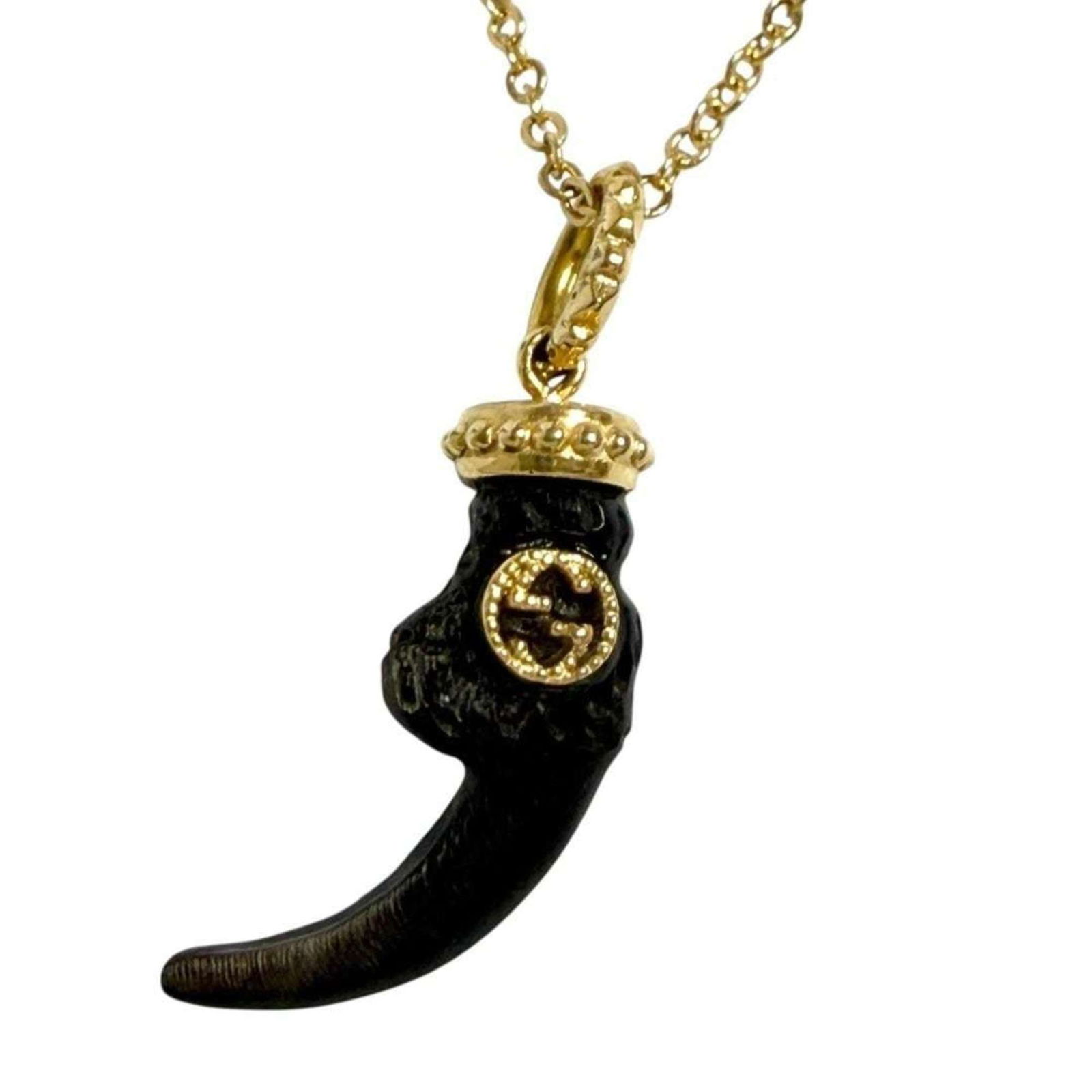 Chain Gucci Men's Pendant Necklace in 18K Gold with Non-Original Metal: Chain Gucci Men's Pendant Necklace in 18K Gold with Non-Original Metal This listing features Chain Gucci Men's Pendant Necklace in 18K Gold with Non-Original Metal. Item specifics are provided below.