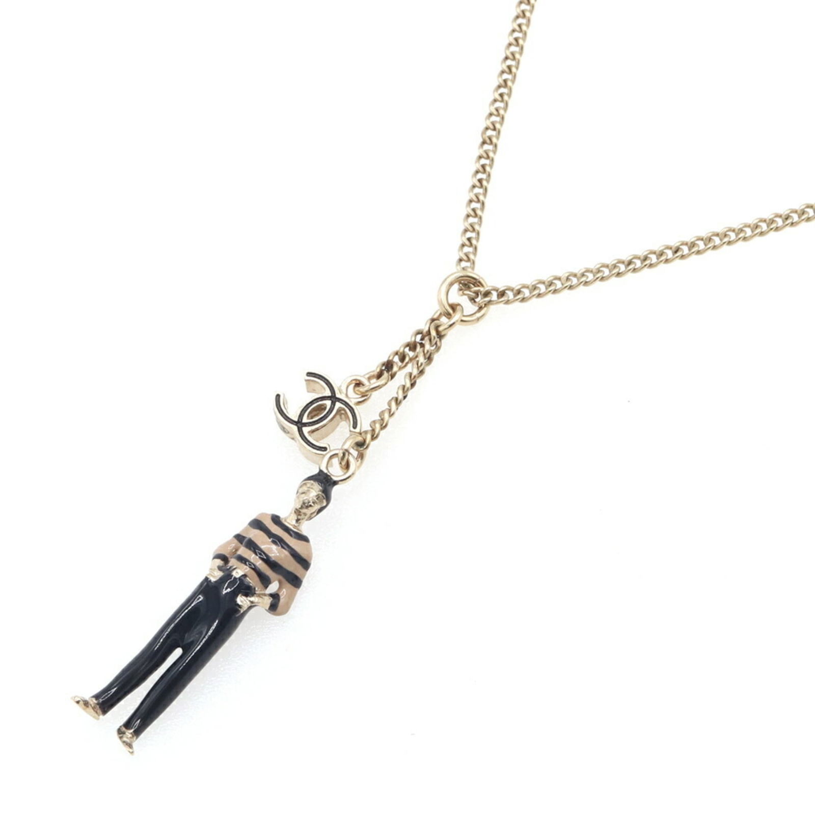 Women's CHANEL - Chanel Coco D'or Necklace A85059 Matte Gold Metal B14C 2014 Model Long Pendant: Women's CHANEL - Chanel Coco D'or Necklace A85059 Matte Gold Metal B14C 2014 Model Long Pendant with Mark This listing features Women's CHANEL - Chanel Coco D'or Necklace A85059 Matte Gold Metal B14C