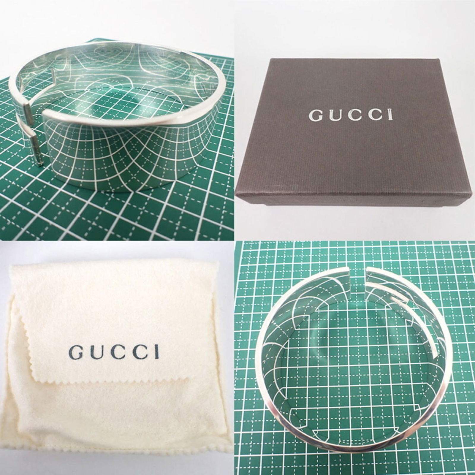 925 Gucci Bangle Sterling Silver - 10