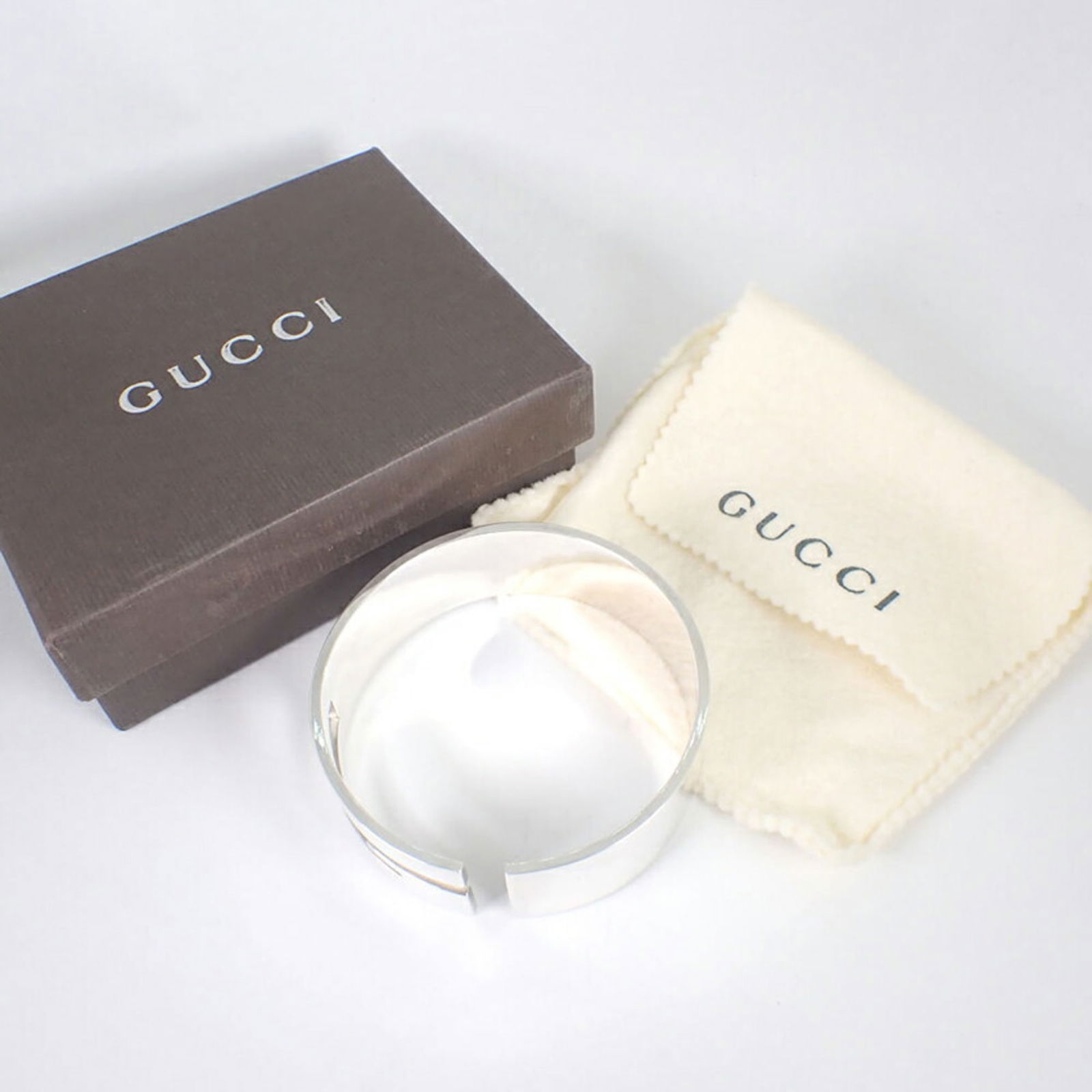 925 Gucci Bangle Sterling Silver - 9