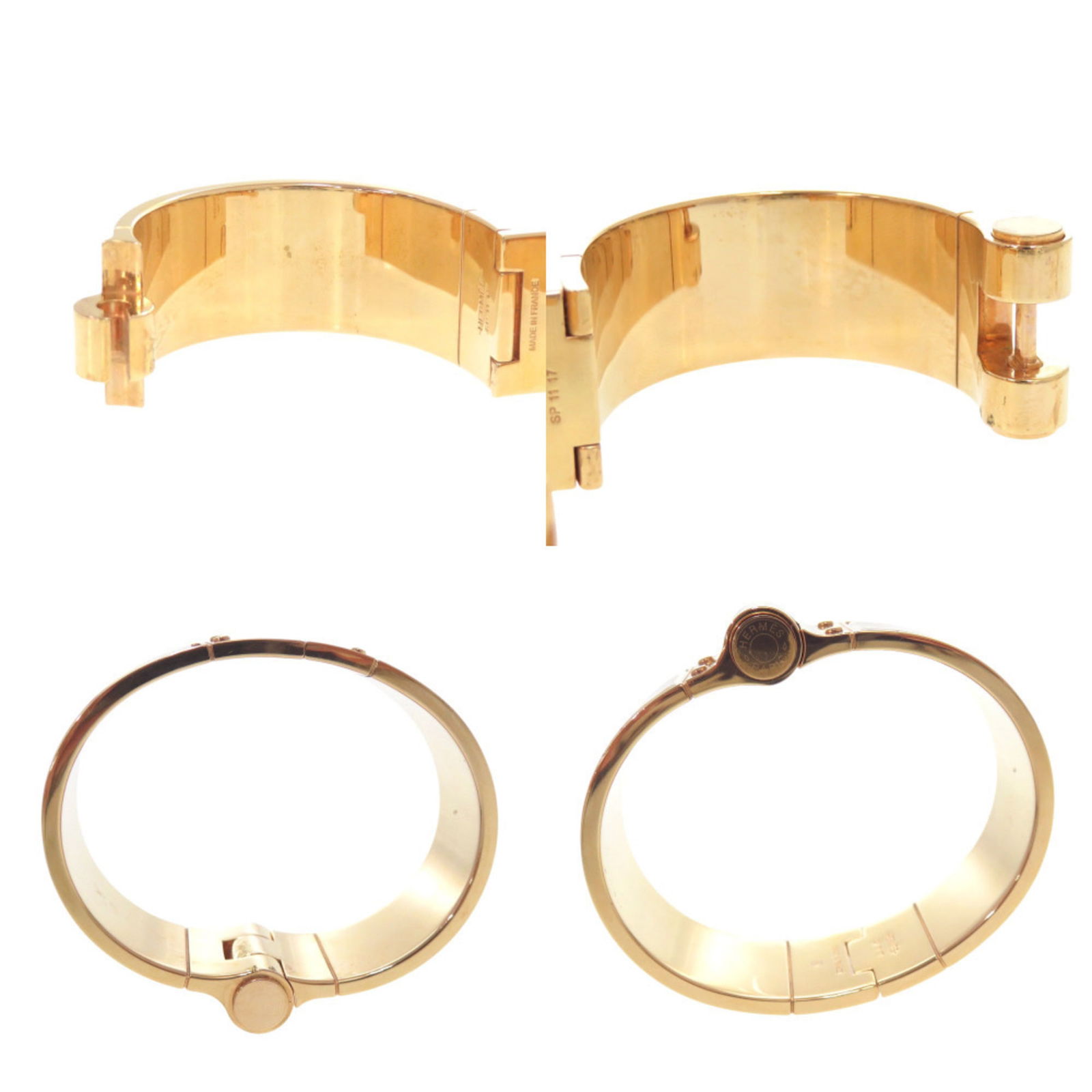 Metal Hermes Bangle - 5