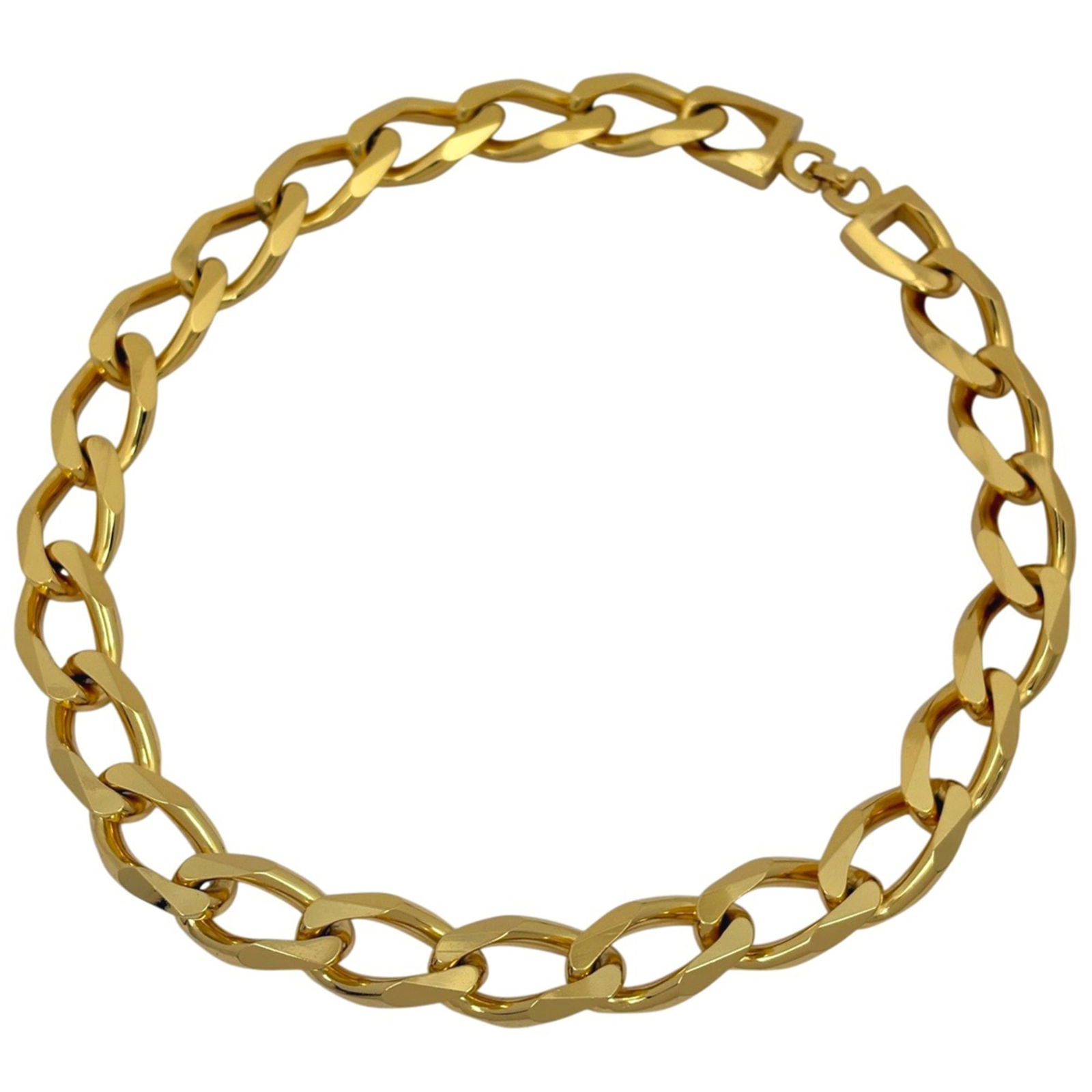 Women's Christian Dior Chain Necklace GP Gold (1 of 4)