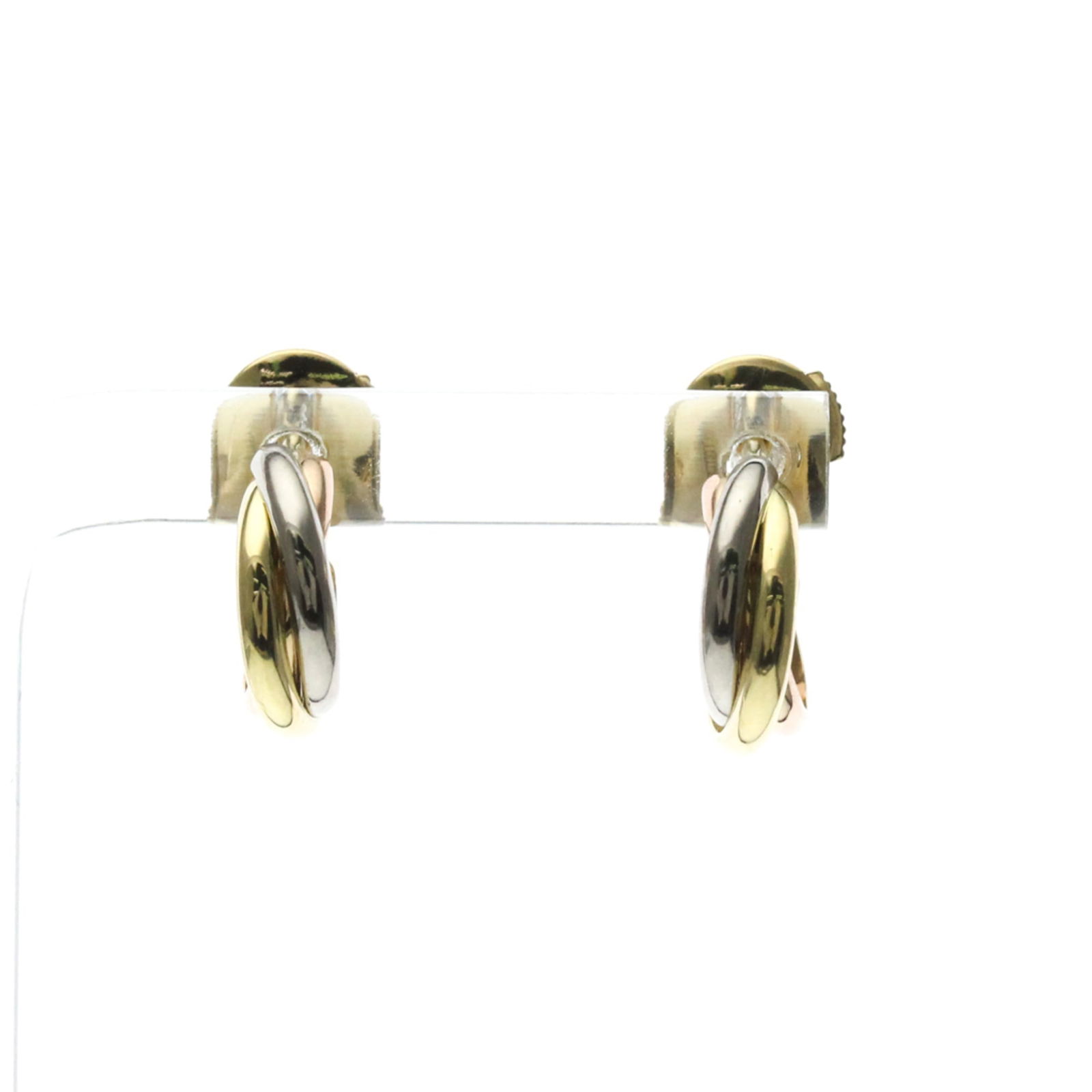 Yellow Gold (18K) - Cartier Half Hoop Earrings Pink Gold (18K) - White Gold (18K): Yellow Gold (18K) - Cartier Half Hoop Earrings Pink Gold (18K) - White Gold (18K) This listing features Yellow Gold (18K) - Cartier Half Hoop Earrings Pink Gold (18K) - White Gold (18K). Item