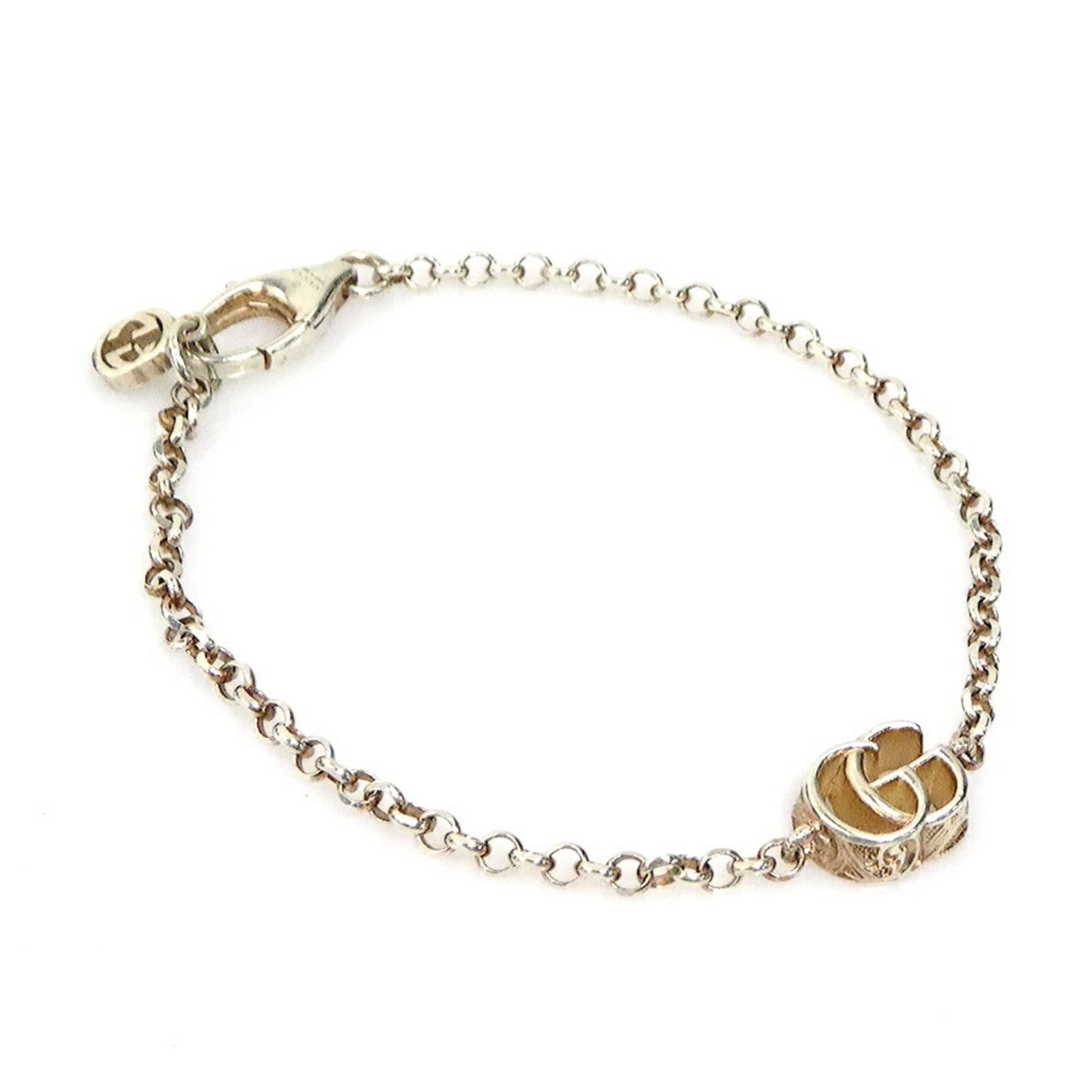 925 Gucci Charm Bracelet Silver: 925 Gucci Charm Bracelet Silver This listing features 925 Gucci Charm Bracelet Silver. Item specifics are provided below. Item Specifics: Brand: Gucci Type: Charm Bracelet Gender: Women Material: Silv