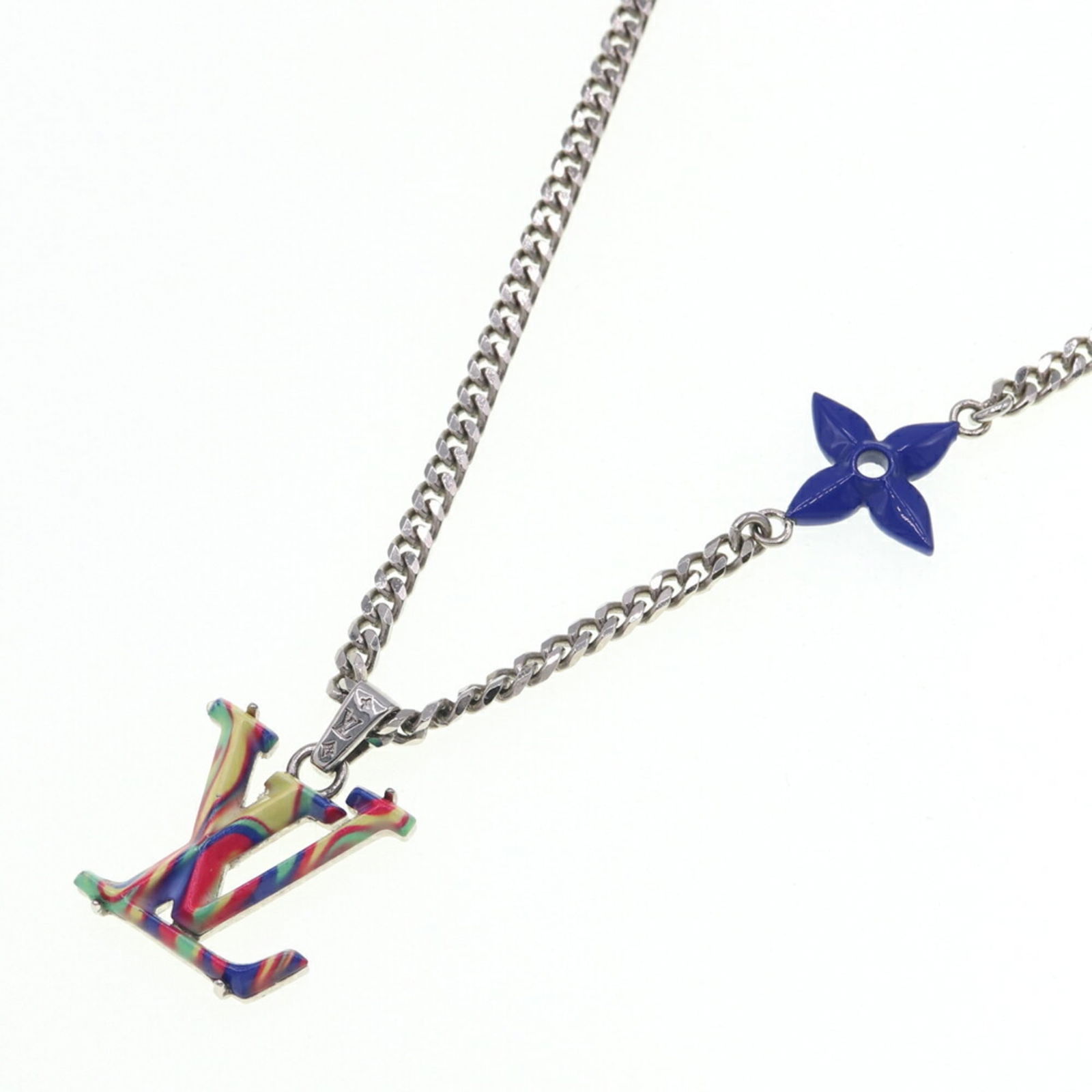 LOUIS VUITTON - Louis Vuitton Collier Necklace - LV Psychedelic - MP3353 - Multicolor Metal Enamel: LOUIS VUITTON - Louis Vuitton Collier Necklace - LV Psychedelic - MP3353 - Multicolor Metal Enamel Pendant - for Men and Women This listing features LOUIS VUITTON - Louis Vuitton Collier Necklace - LV