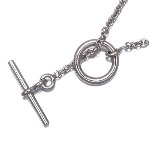 Gold Hermes Chain Necklace Echappee Glenan Lg Engraved 41Cm 18K 750 White: Gold Hermes Chain Necklace Echappee Glenan Lg Engraved 41Cm 18K 750 White This listing features Gold Hermes Chain Necklace Echappee Glenan Lg Engraved 41Cm 18K 750 White. Item specifics are provided b