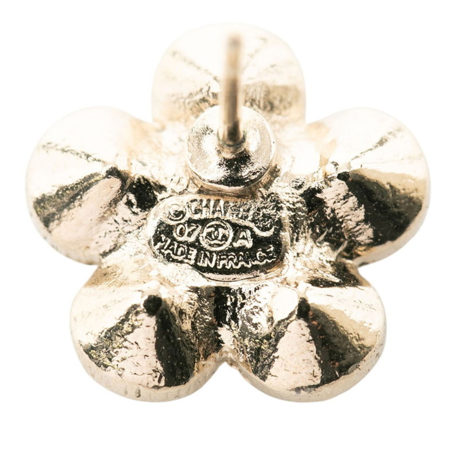 Plating Chanel Stud Earrings Gold - 3