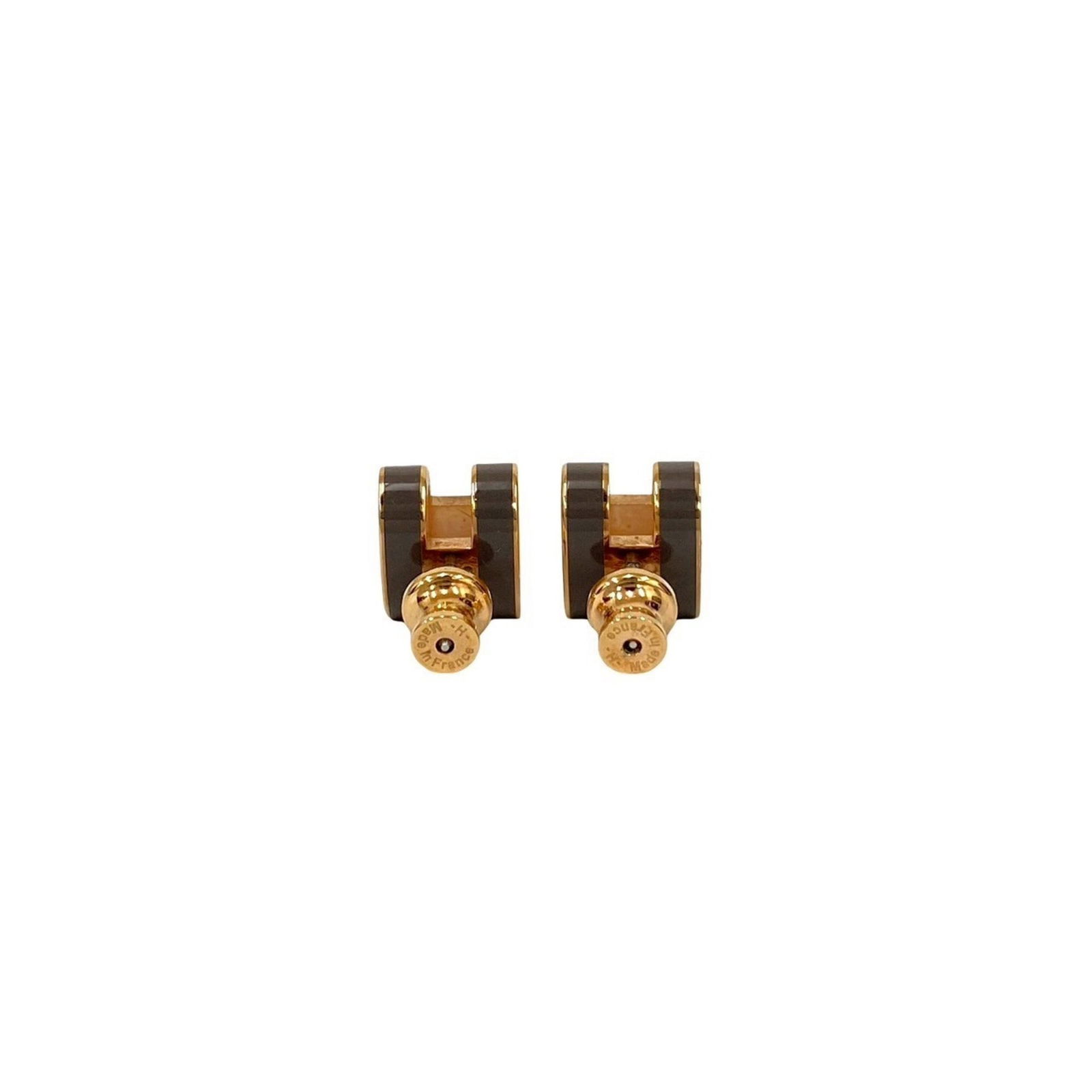 Plating Hermes Stud Earrings Gold - 5