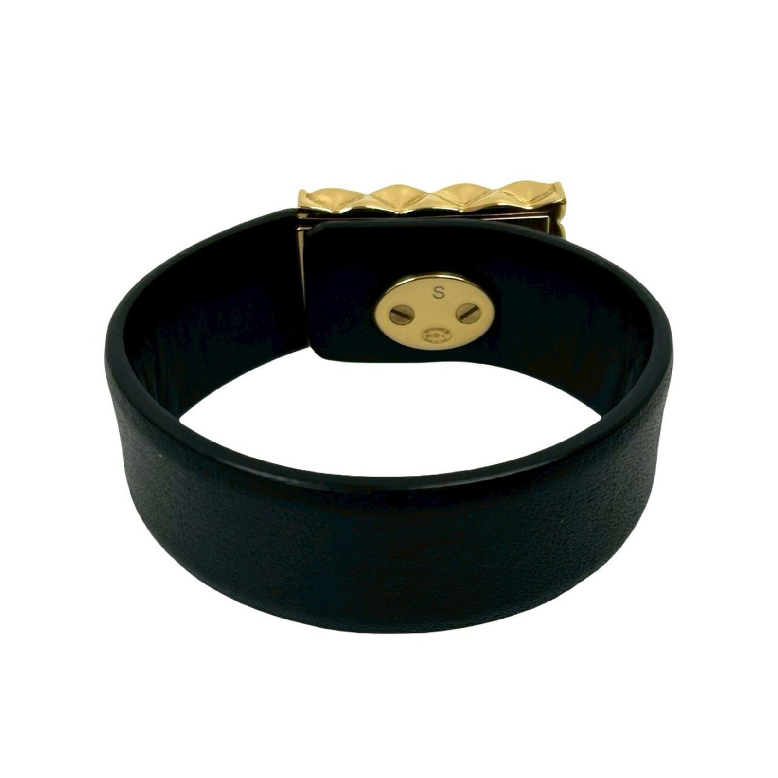 Leather - Chanel Bangle Gold Plating - 6