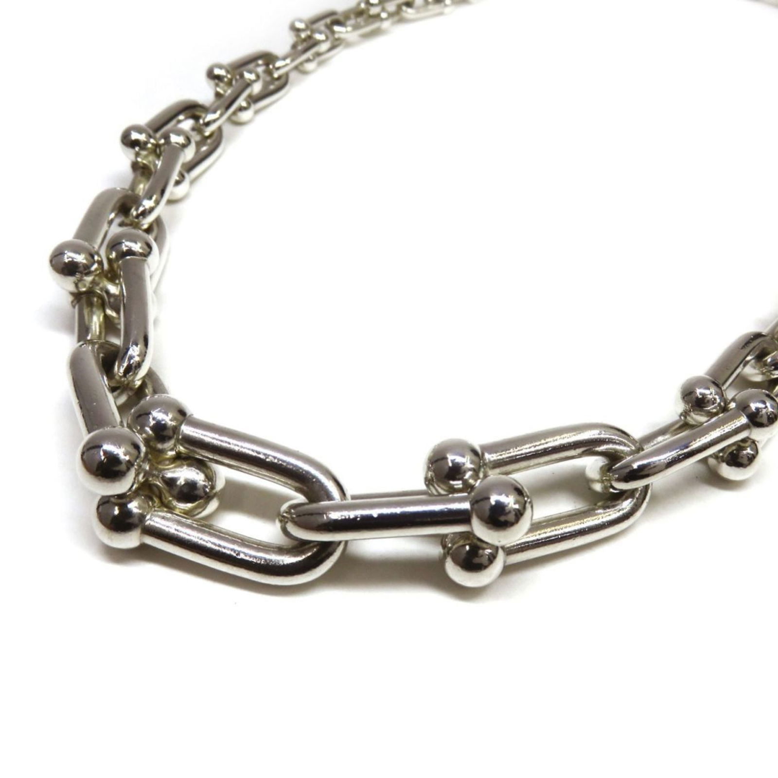 Silver TIFFANY & Co. Tiffany HardWear Graduated Link Necklace in Ag925 and SV925 (1 of 8)