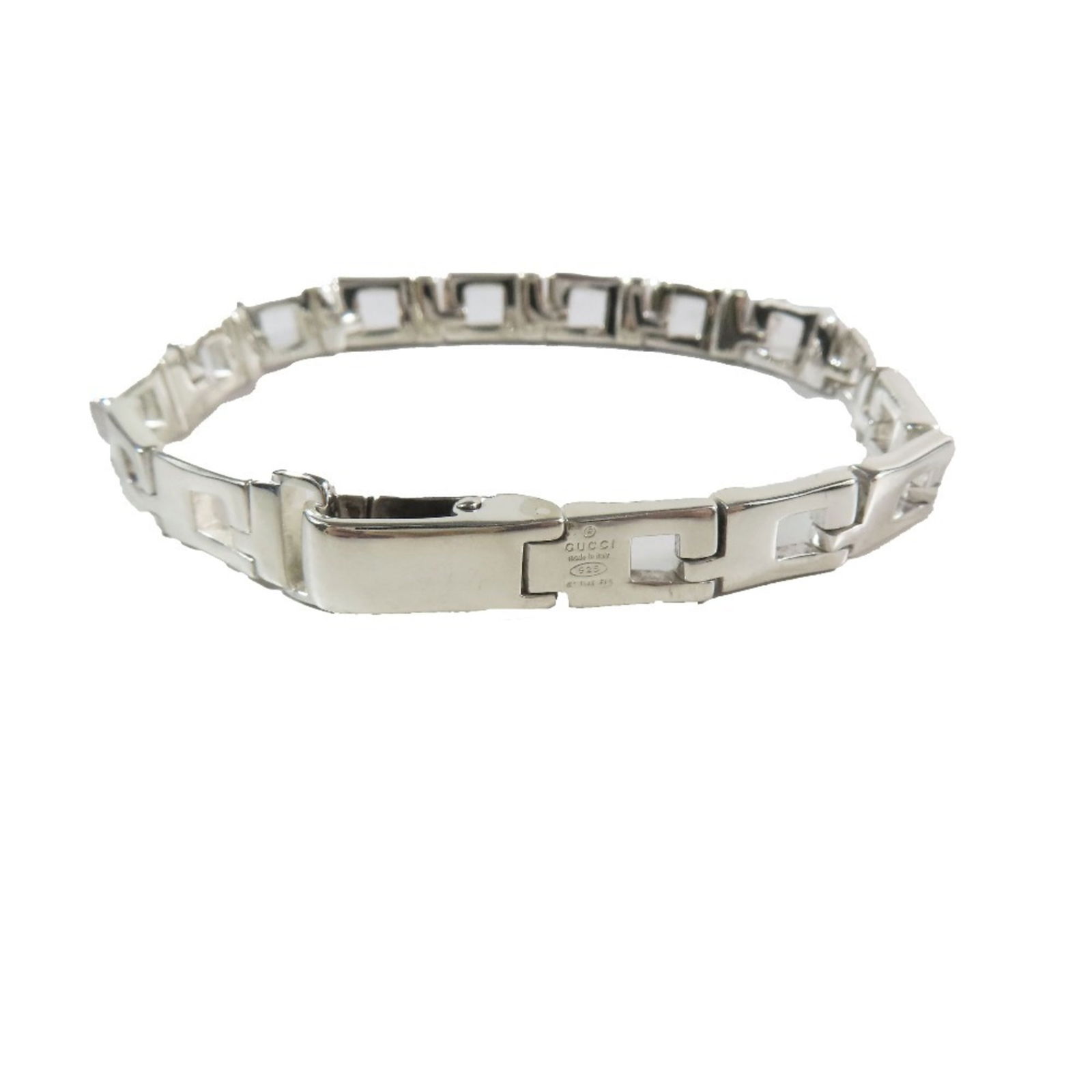 925 Gucci Charm Bracelet Silver: 925 Gucci Charm Bracelet Silver This listing features 925 Gucci Charm Bracelet Silver. Item specifics are provided below. Item Specifics: Brand: Gucci Type: Charm Bracelet Gender: Men,Women Material: