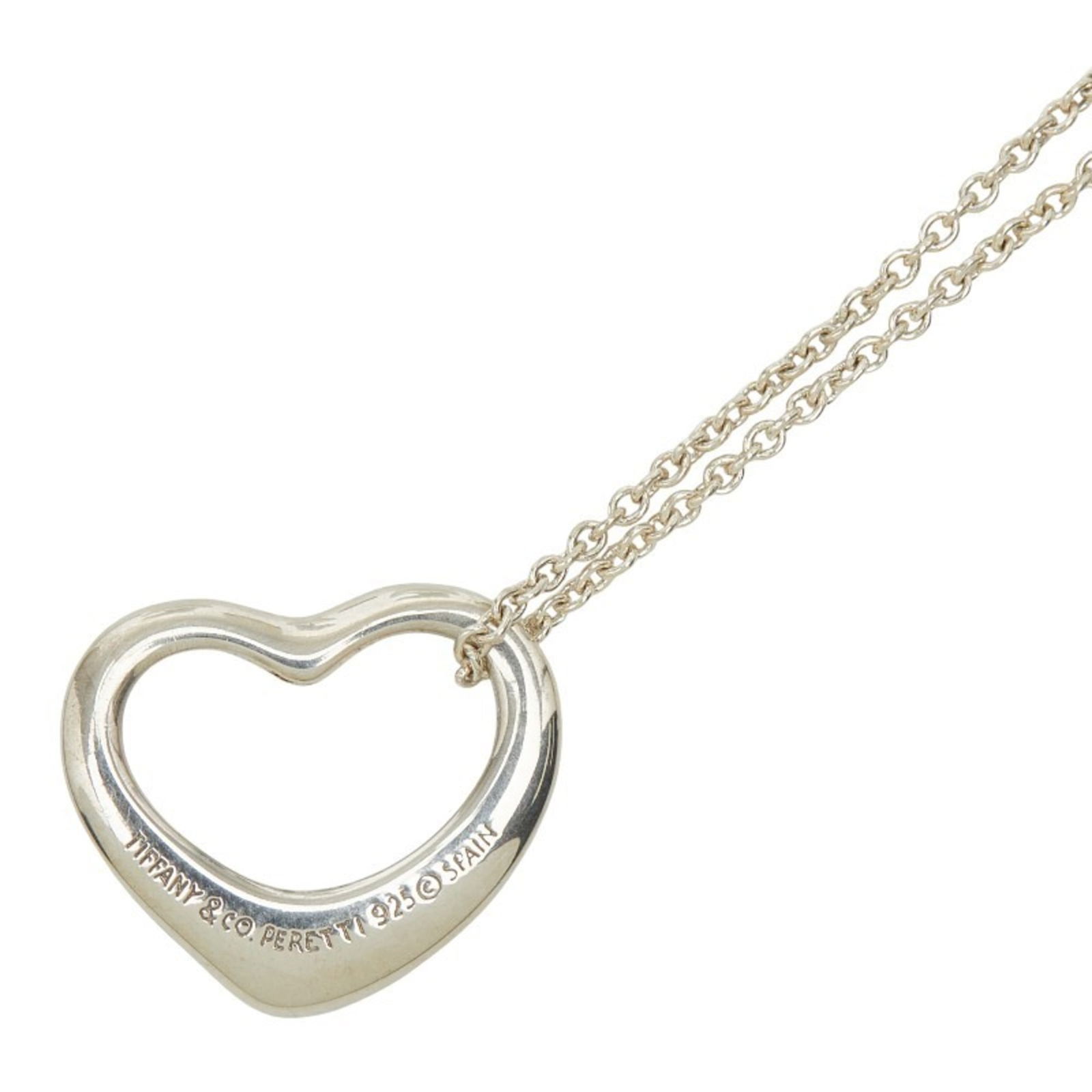 Women. Tiffany & Co. Open Heart Necklace in 925 Sterling Silver for: Women. Tiffany & Co. Open Heart Necklace in 925 Sterling Silver for This listing features Women. Tiffany & Co. Open Heart Necklace in 925 Sterling Silver for. Item specifics are provided below. Item