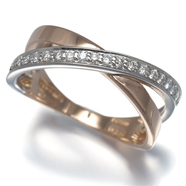 900 Vendome Ring Diamond 0.19Ct Bicolor Crossline Us6.75-7 18K Rg/ Pt: 900 Vendome Ring Diamond 0.19Ct Bicolor Crossline Us6.75-7 18K Rg/ Pt This listing features 900 Vendome Ring Diamond 0.19Ct Bicolor Crossline Us6.75-7 18K Rg/ Pt. Item specifics are provided below. 